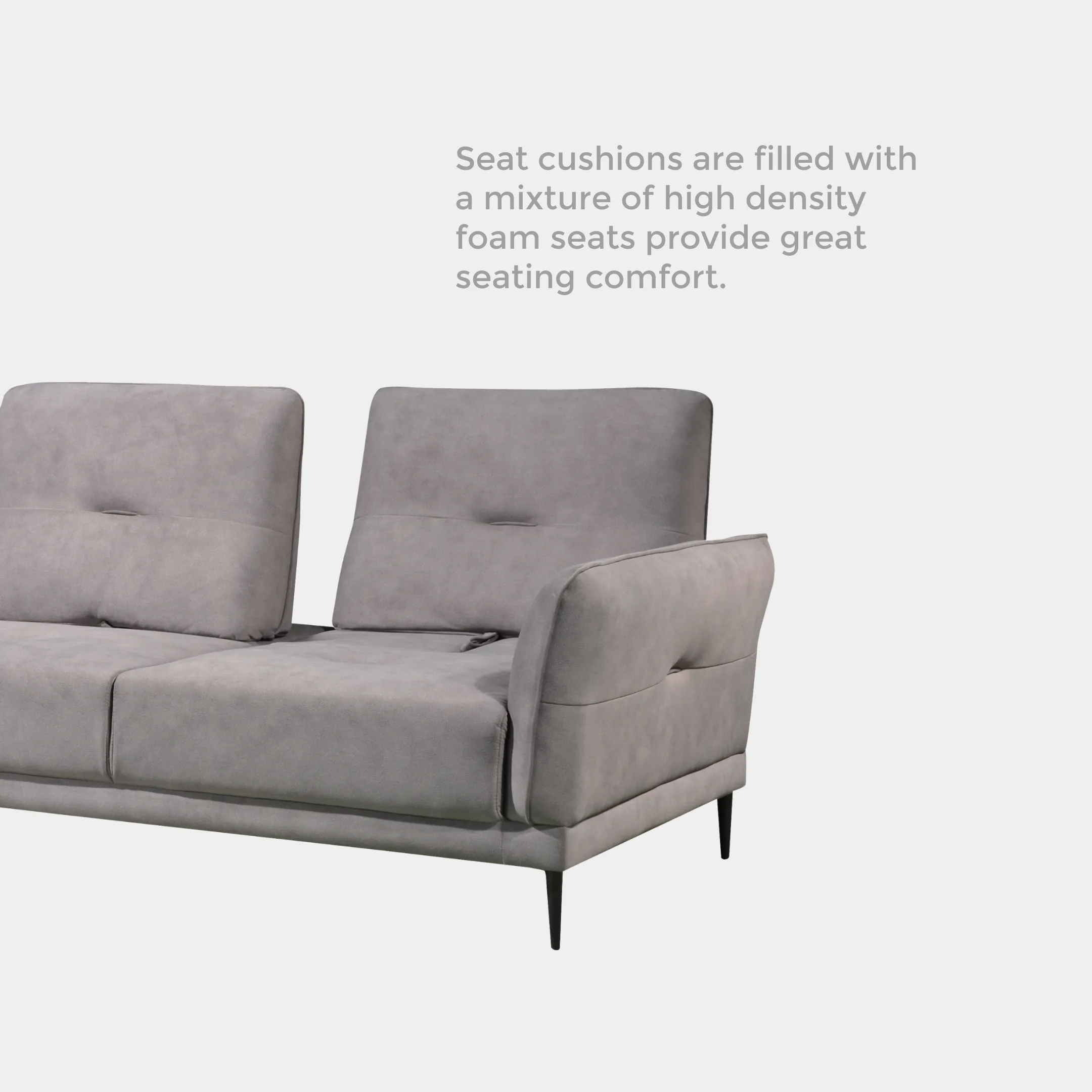 Goodnite Fabric L-Shape Sofa (SF9001), 5 Years Warranty