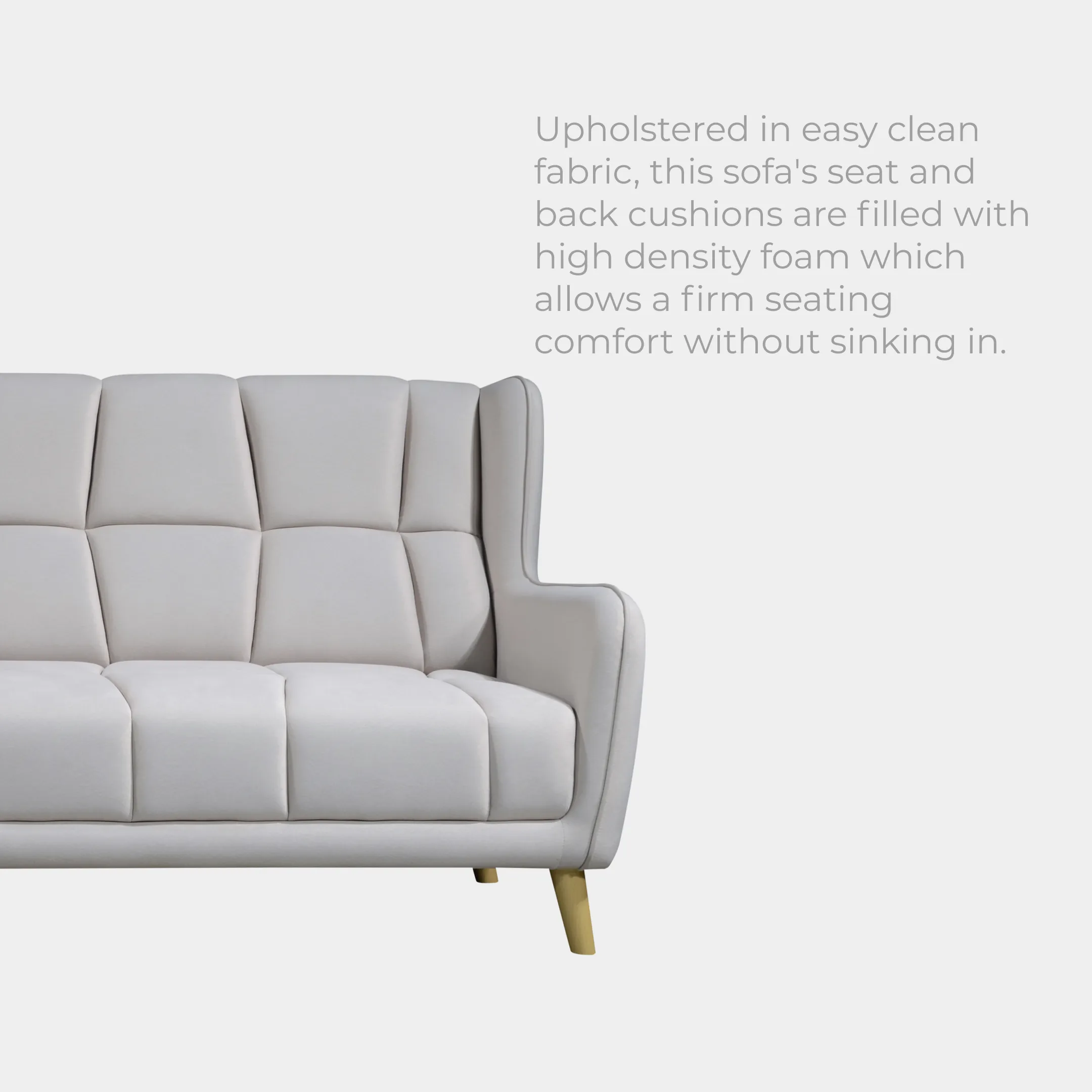 Goodnite Fabric Sofa (ML3722), 1 Seater/ 2 Seater/ 3 Seater/ 1+3 Seater, 5 Years Warranty