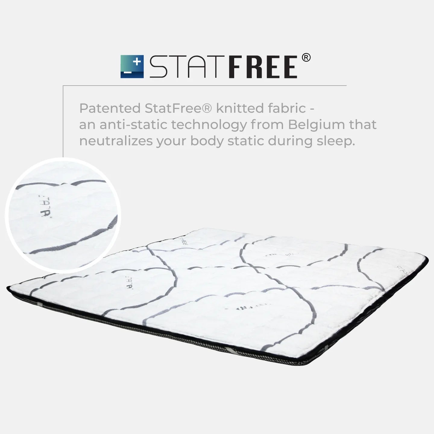 Goodnite Statfree® Natural Latex Topper (Single/ Super Single/ Queen/ King)