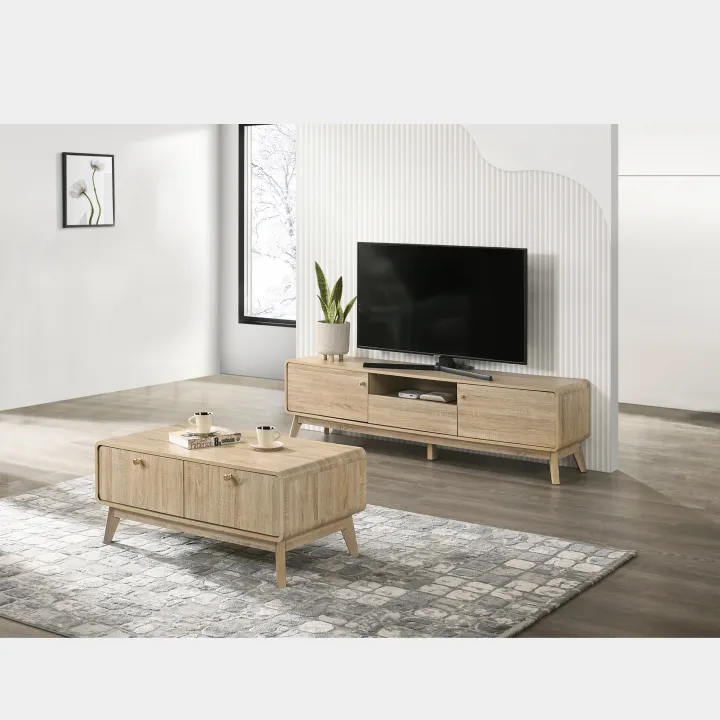 Goodnite Living Set (SATV63190+SACT63191), 6Ft TV Cabinet/ Coffee Table