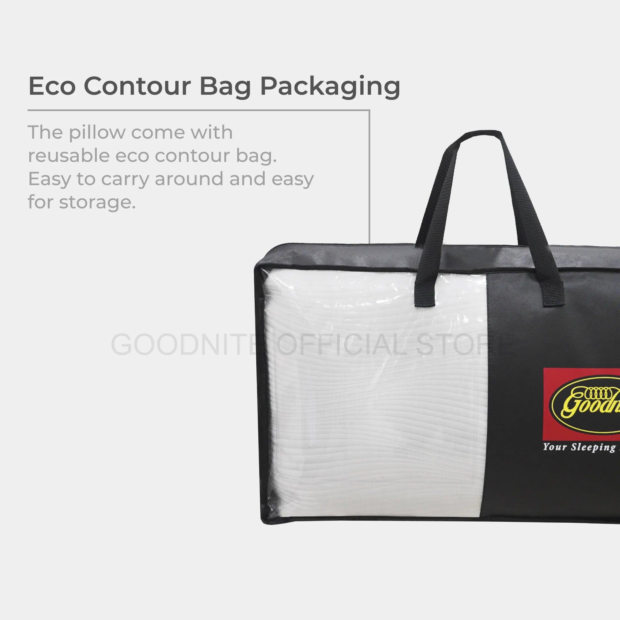 Goodnite Statfree® Cooling Rubinen Microfiber Pillow 62cm x 40cm x 1.33kg