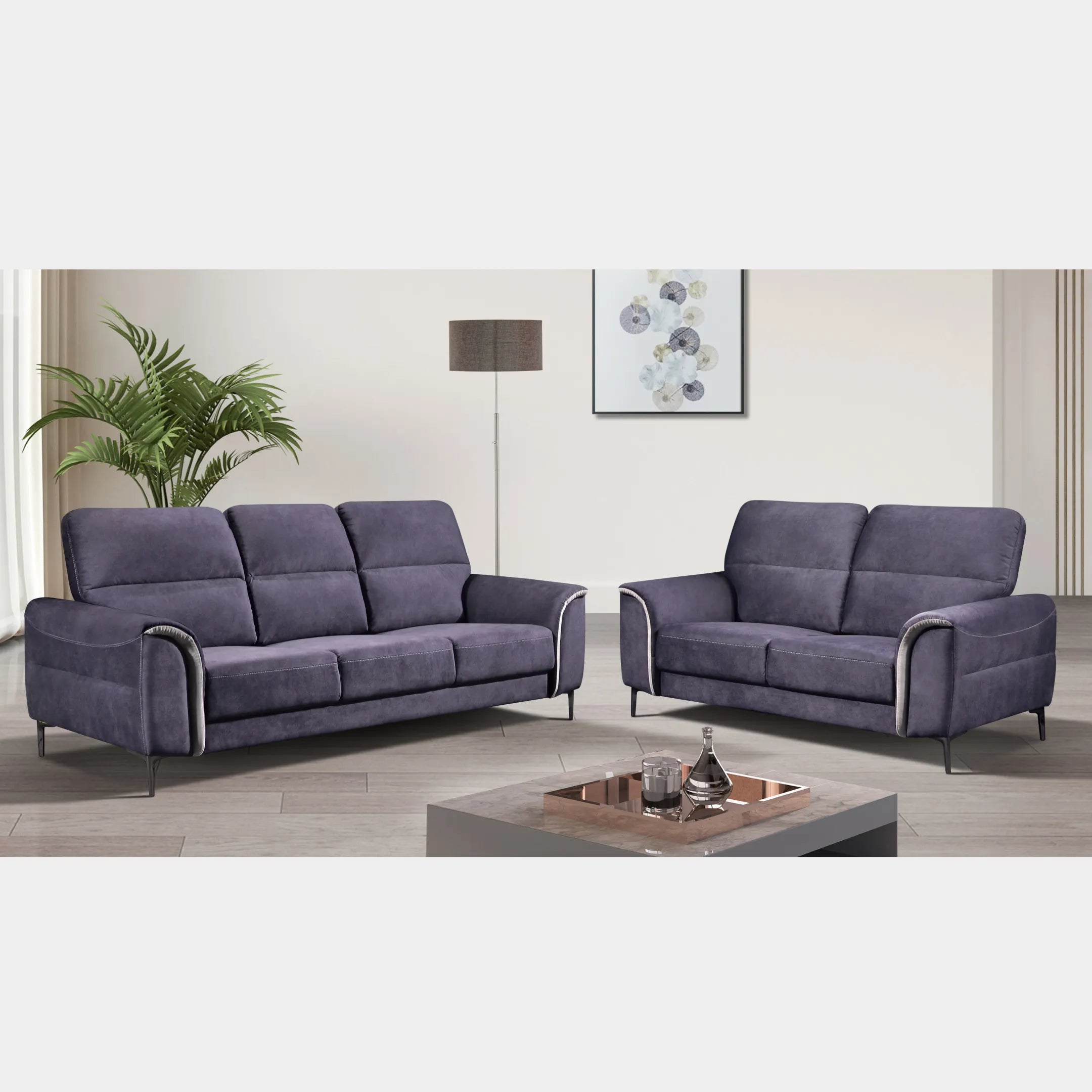 Goodnite Fabric Sofa (906),1 Seater/ 2 Seater/ 3 Seater/ 2+3 Seater/ 5 Years Warranty