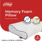 Goodnite Statfree® Memofoam Pillow (Premium Memory Foam)
