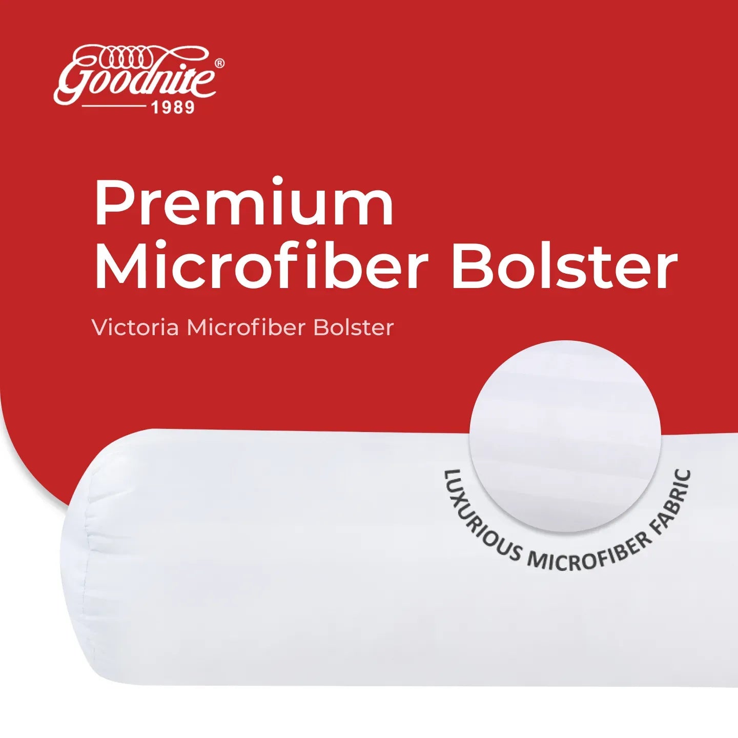 Goodnite Victoria Microfiber Bolster (100% Microfiber)