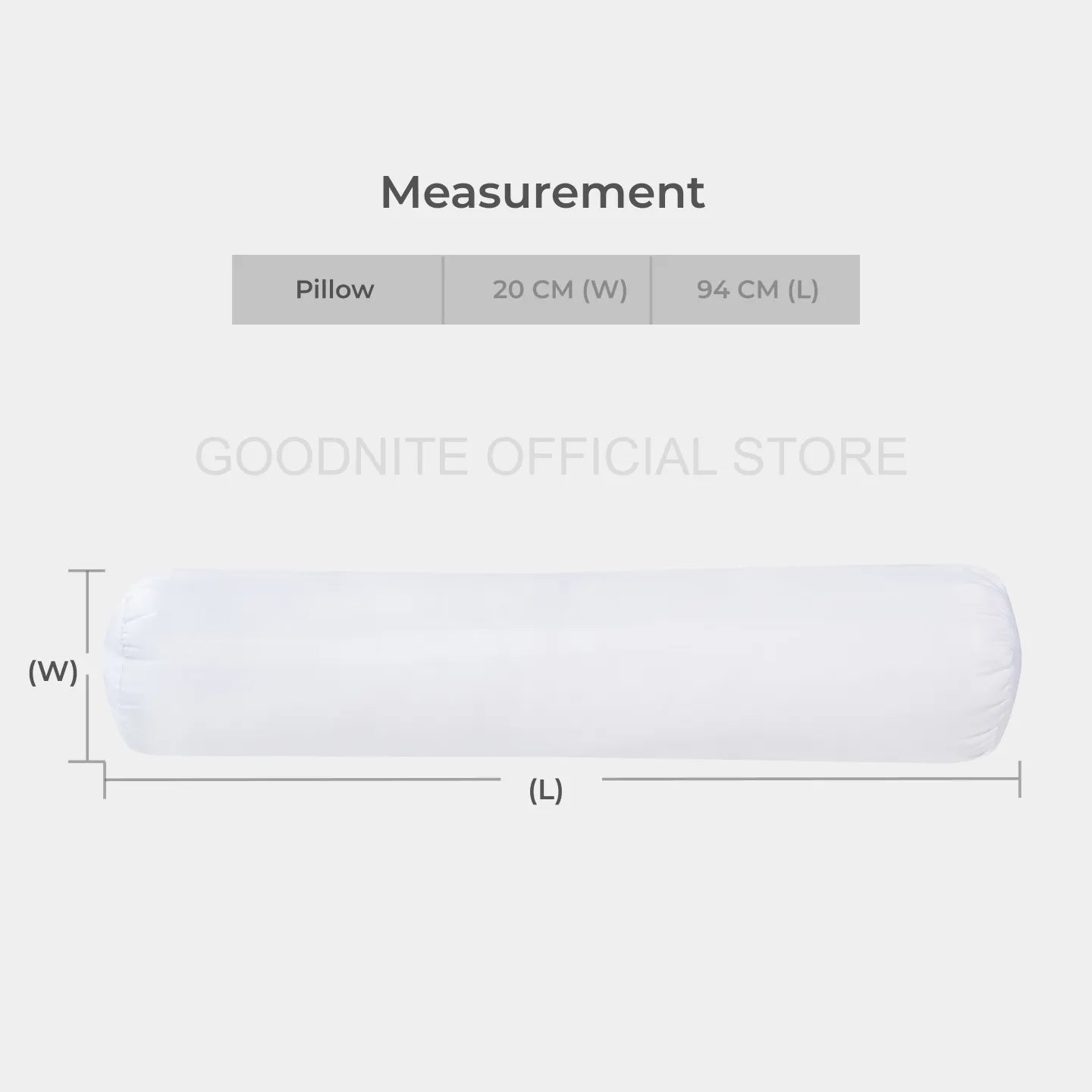Goodnite Victoria Microfiber Bolster (100% Microfiber)