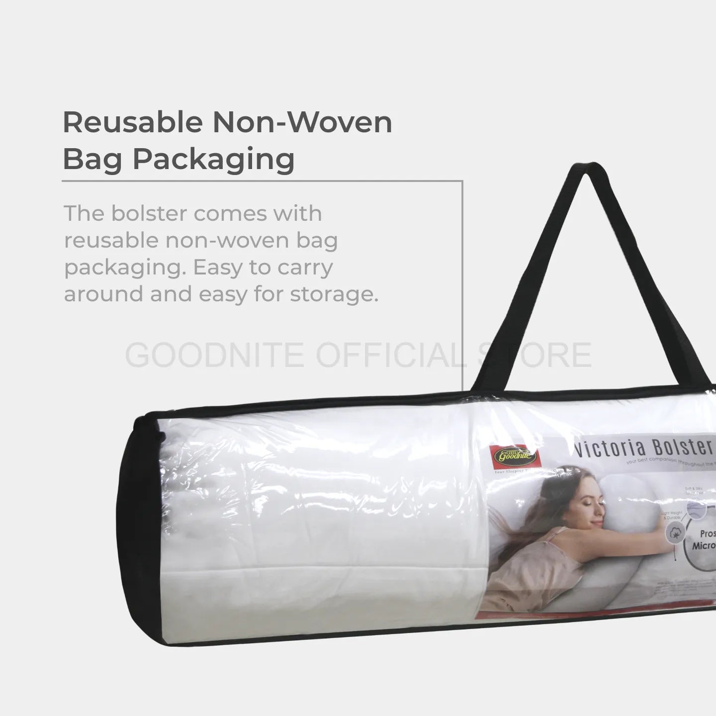 Goodnite Victoria Microfiber Bolster (100% Microfiber)