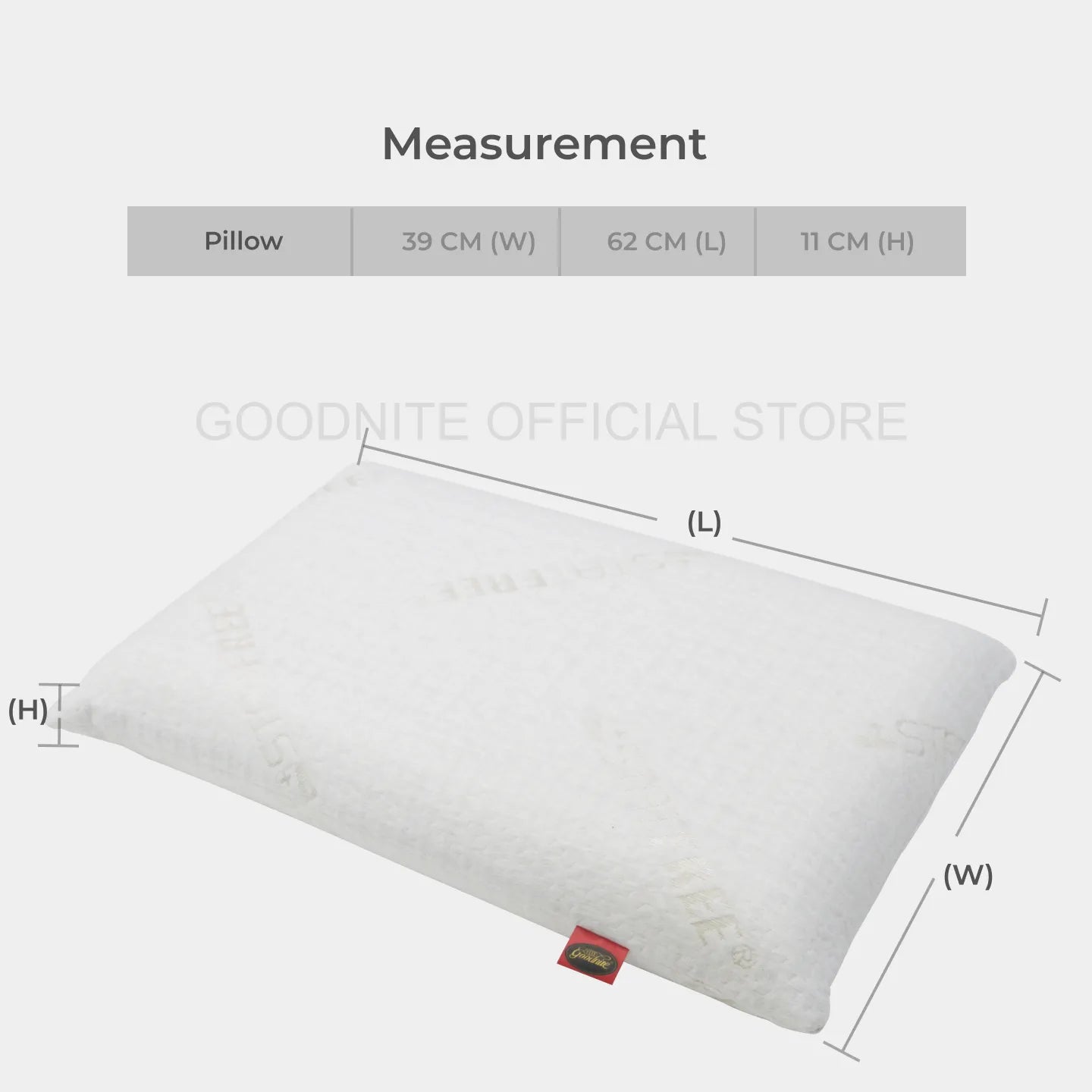 Goodnite Statfree® NatureTech Latex Pillow (100% Natural Latex)