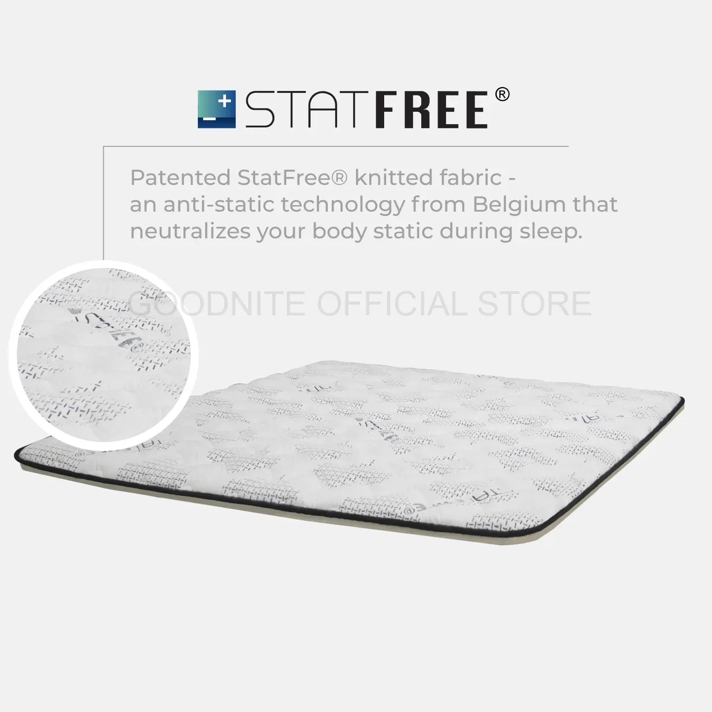 Goodnite Statfree® Memory Foam Topper (Queen/ King)