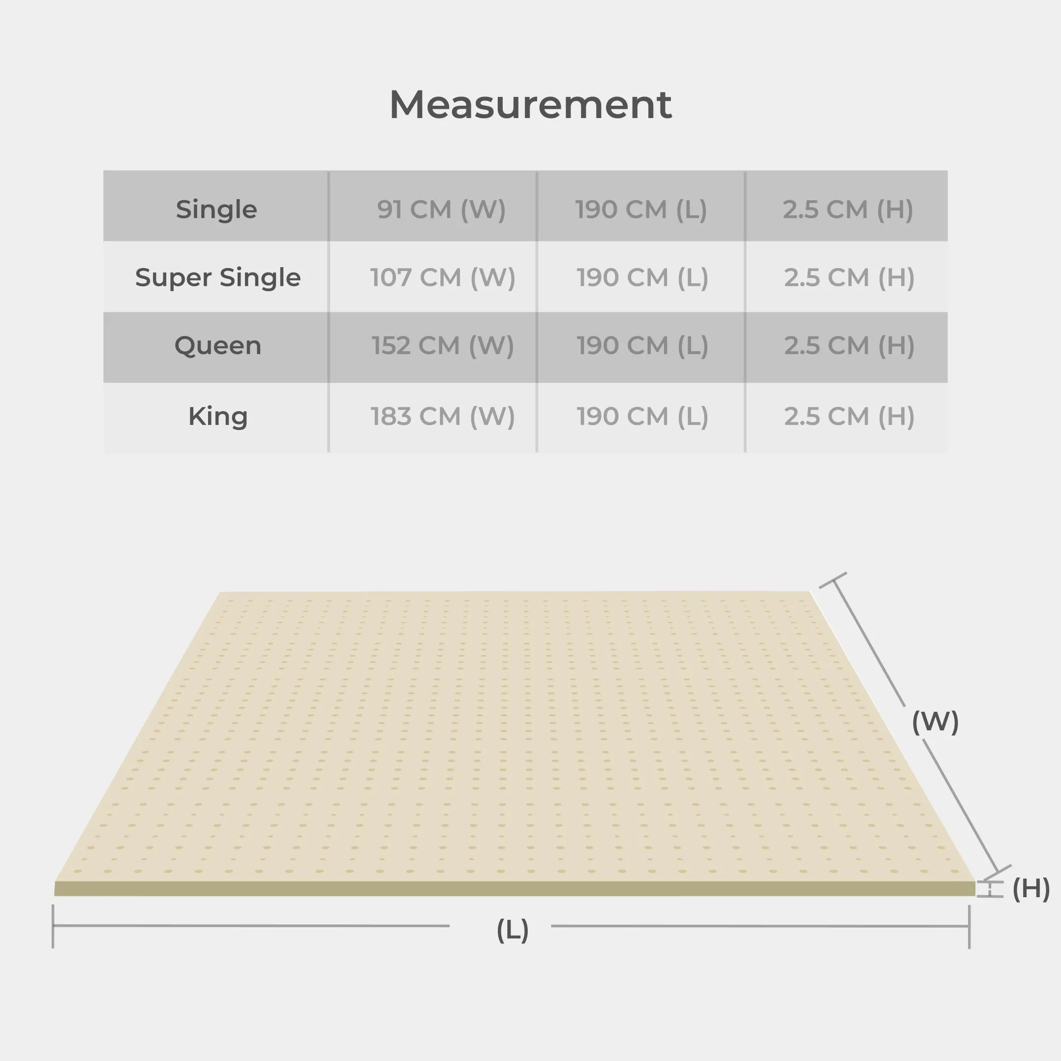 Goodnite Good Latex Sheet (Single/ Super Single/ Queen/ King)