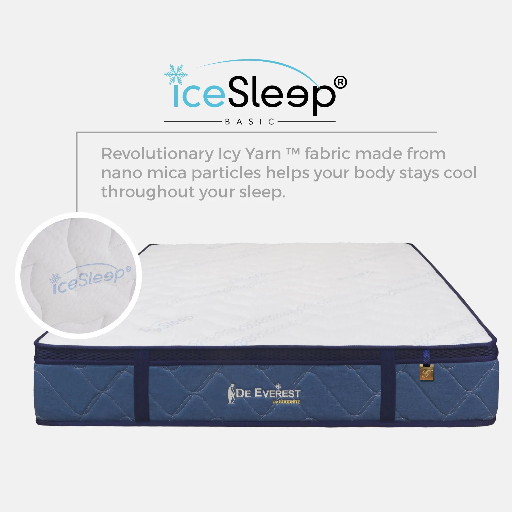 Goodnite De Everest 5 Zone Pocket Spring Mattress (11 Inch) with Single/ Super Single/ Queen/ King