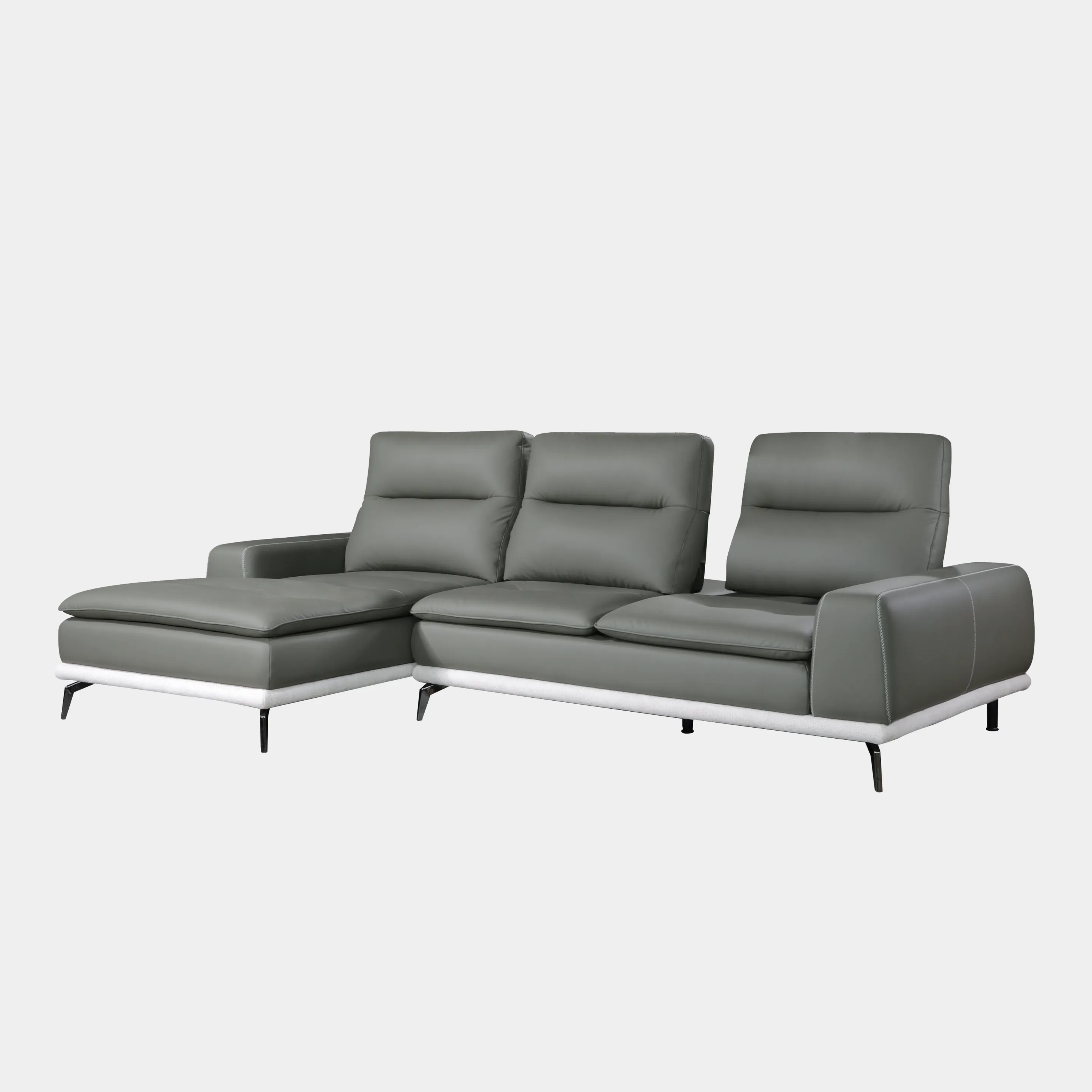 Goodnite PU Leather L-Shape Sofa (SF5100), 5 Years Warranty