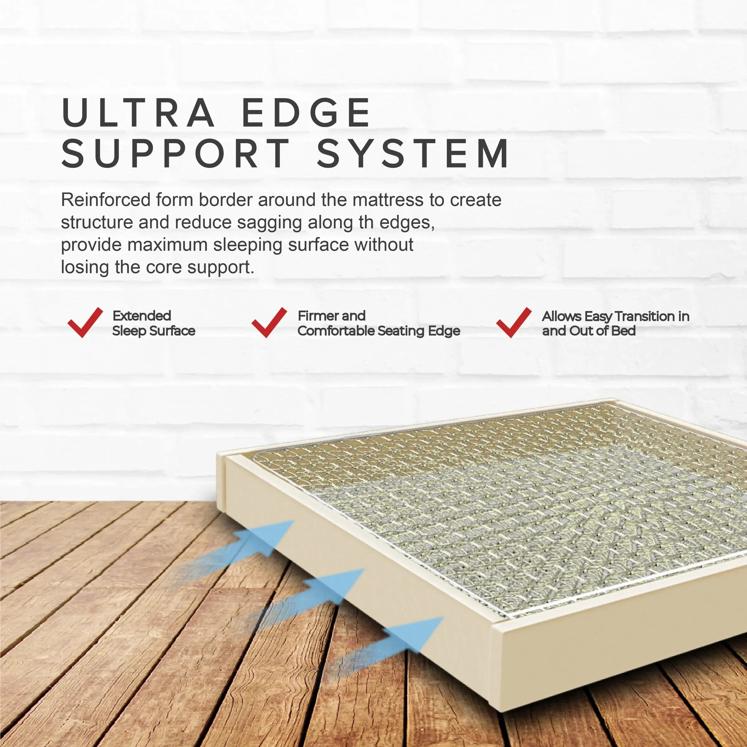 Goodnite Kingsley DPC Spring Mattress (11 Inch) with Single/ Super Single/ Queen/ King