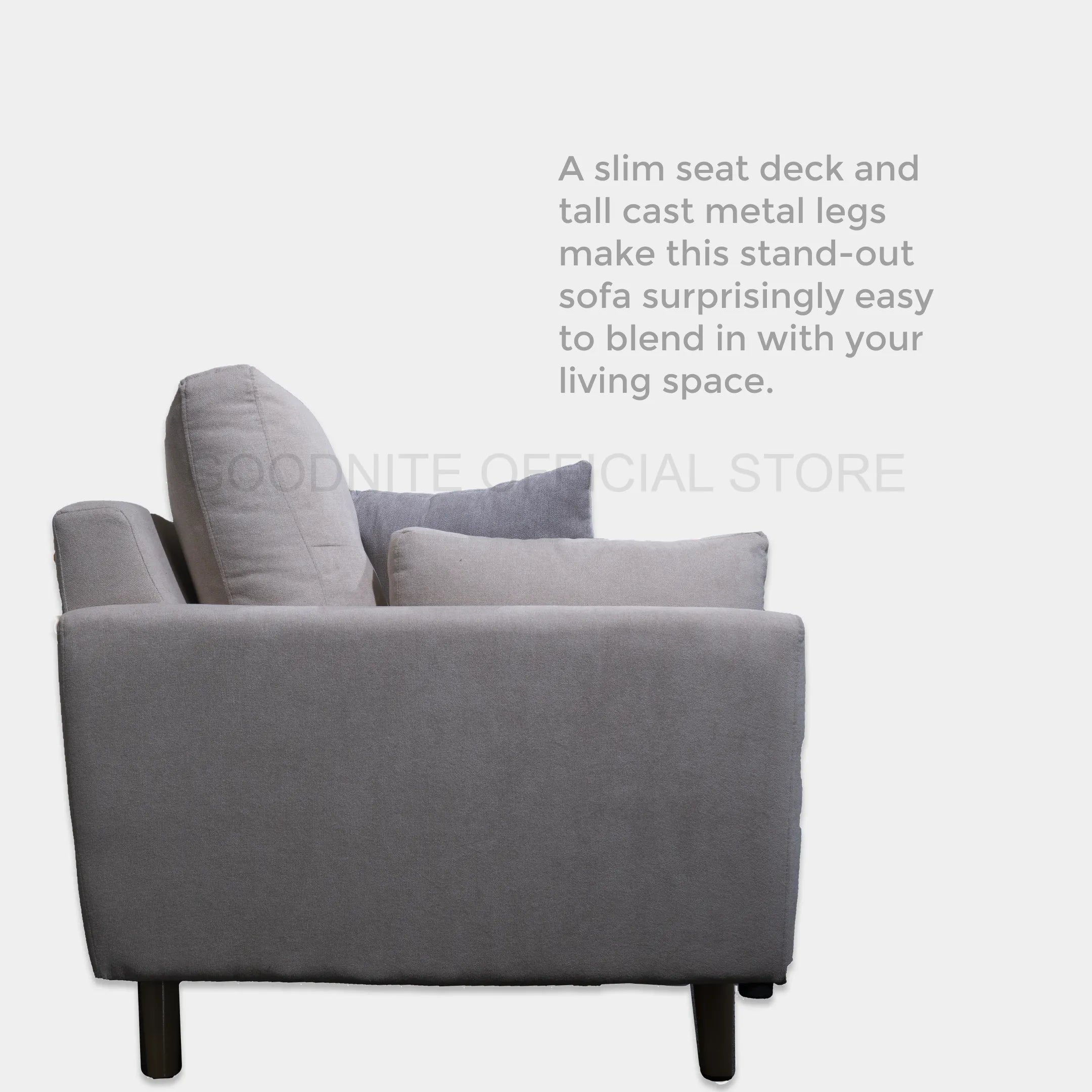 Goodnite Fabric Sofa (ML3704), 1 Seater/ 2 Seater/ 3 Seater/ 2+3 Seater/ 5 Years Warranty