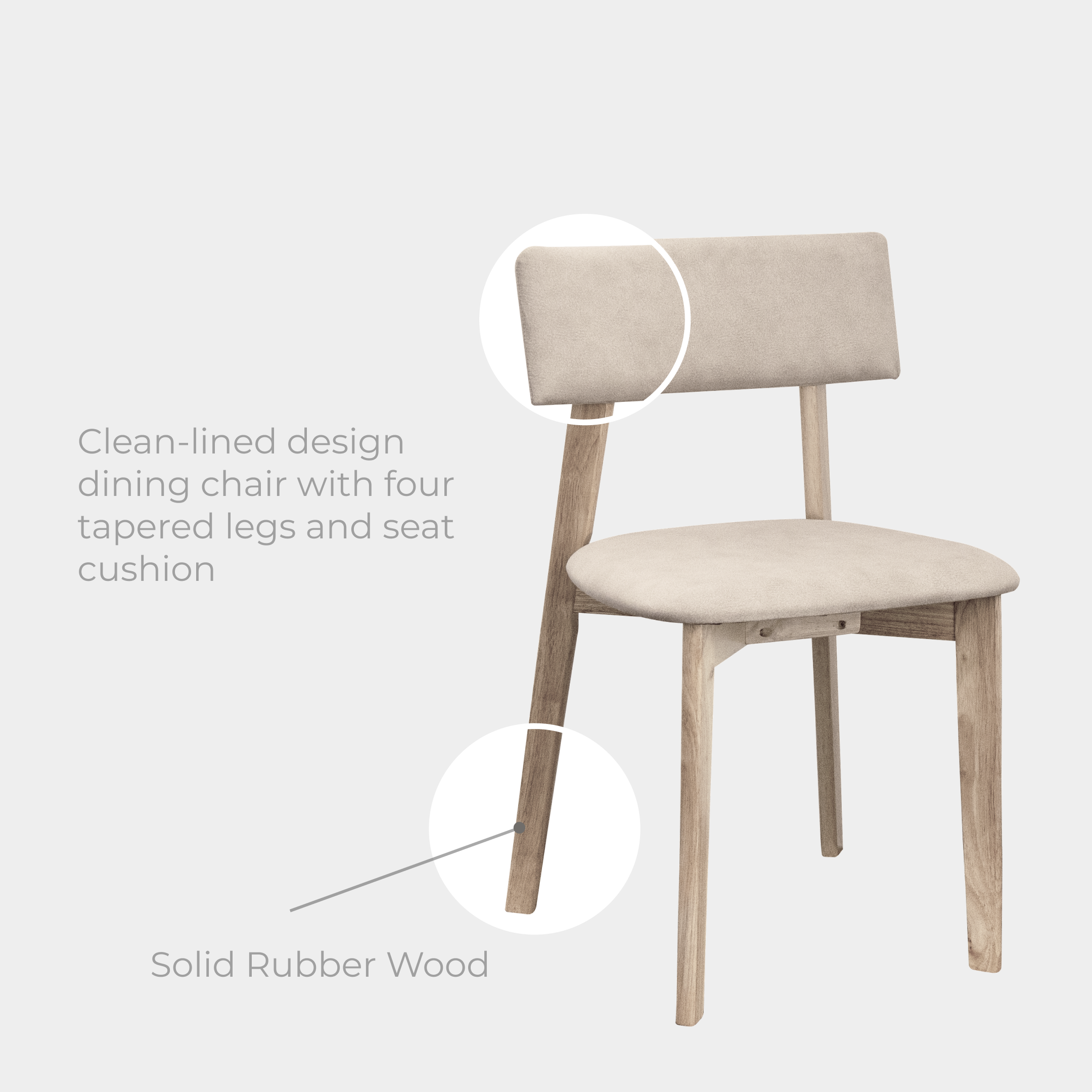 Goodnite (1+8) Marble Dining Set (W 1350mm), Nano Marble Table, Vitra Chair