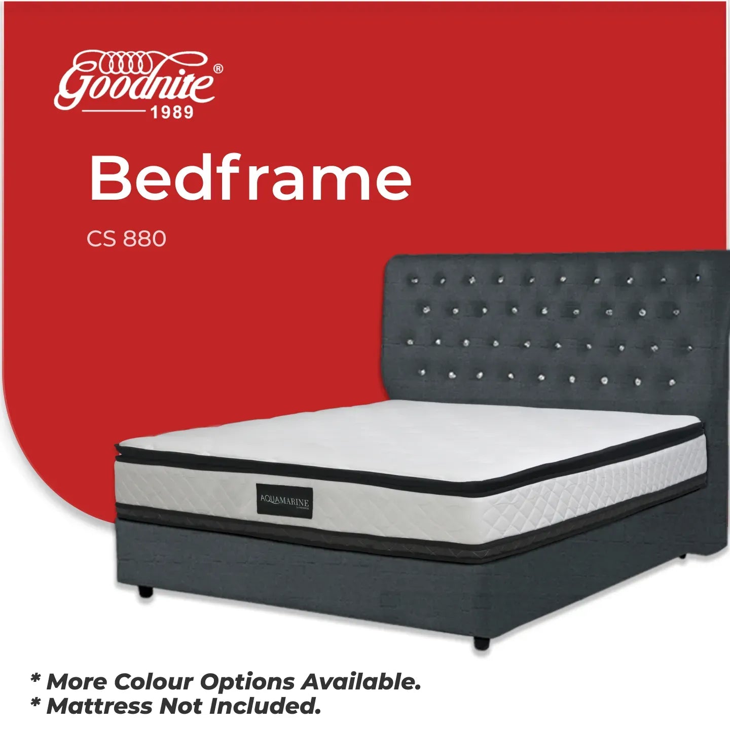 Goodnite CS880 Bedframe (Single/ Super Single/ Queen/ King)