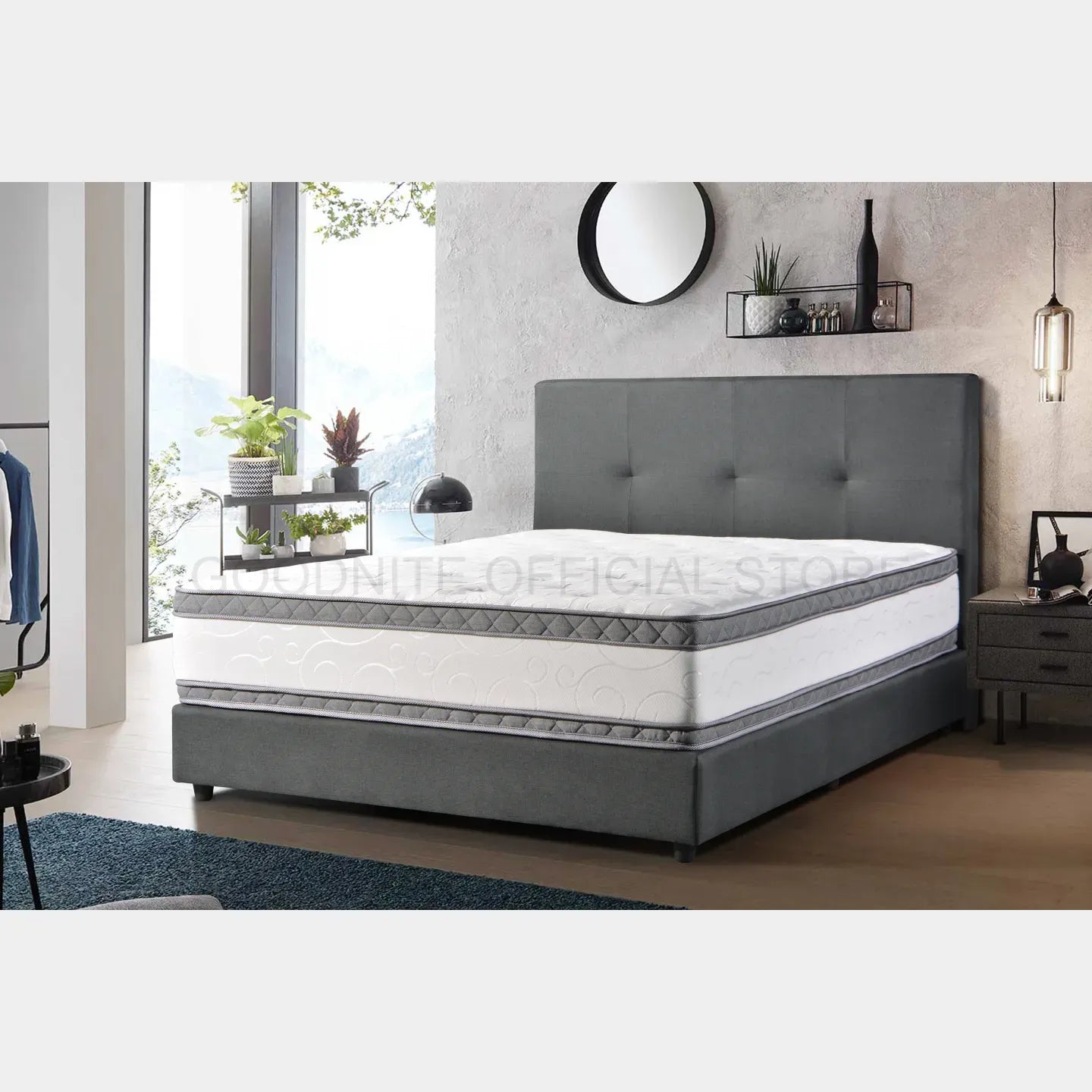 Goodnite EC109 Bedframe (Single/ Super Single/ Queen/ King)