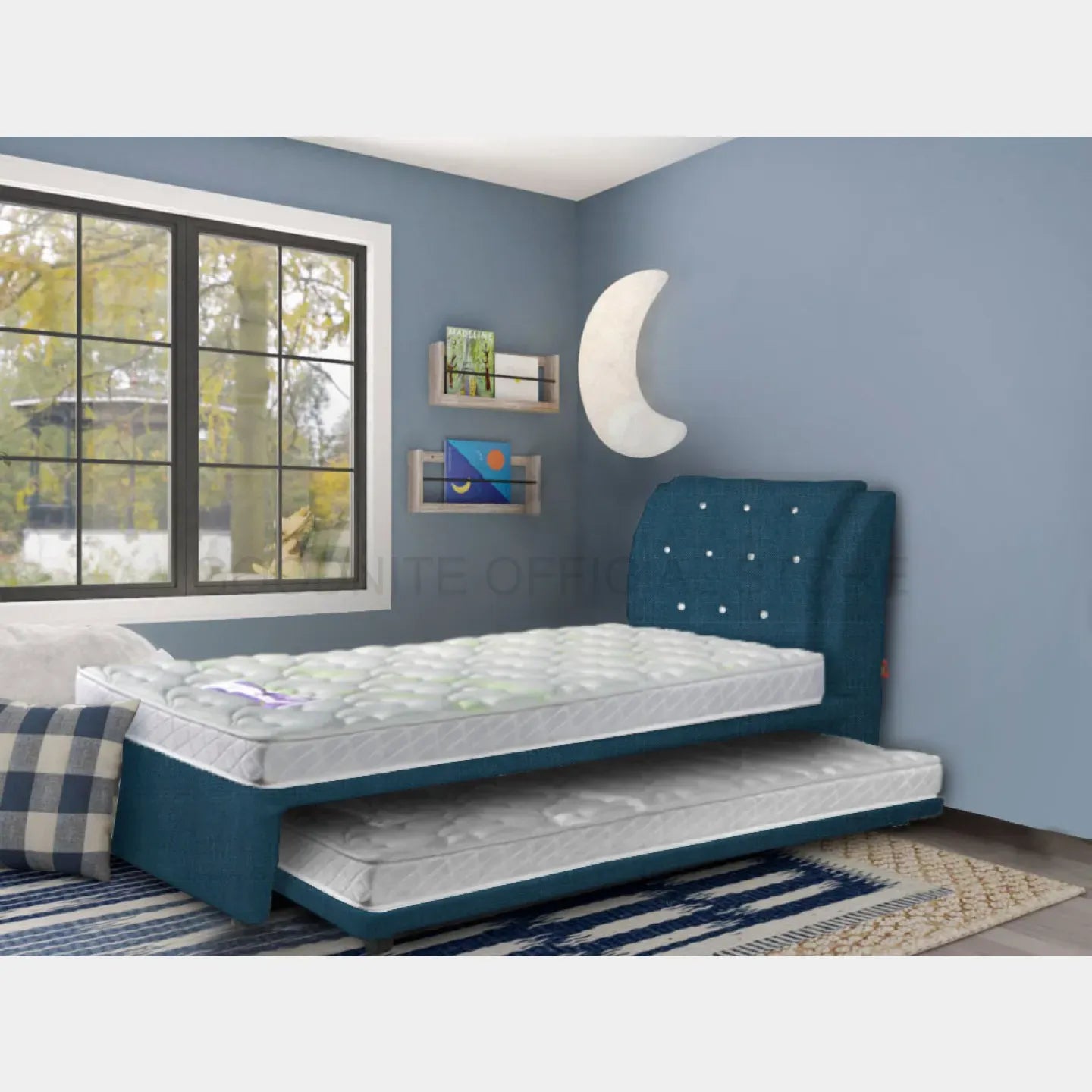 Goodnite SLP 3 Bedframe (Single or Super Single Top + Single Size Bottom Wooden Pull Out Multi Divan)