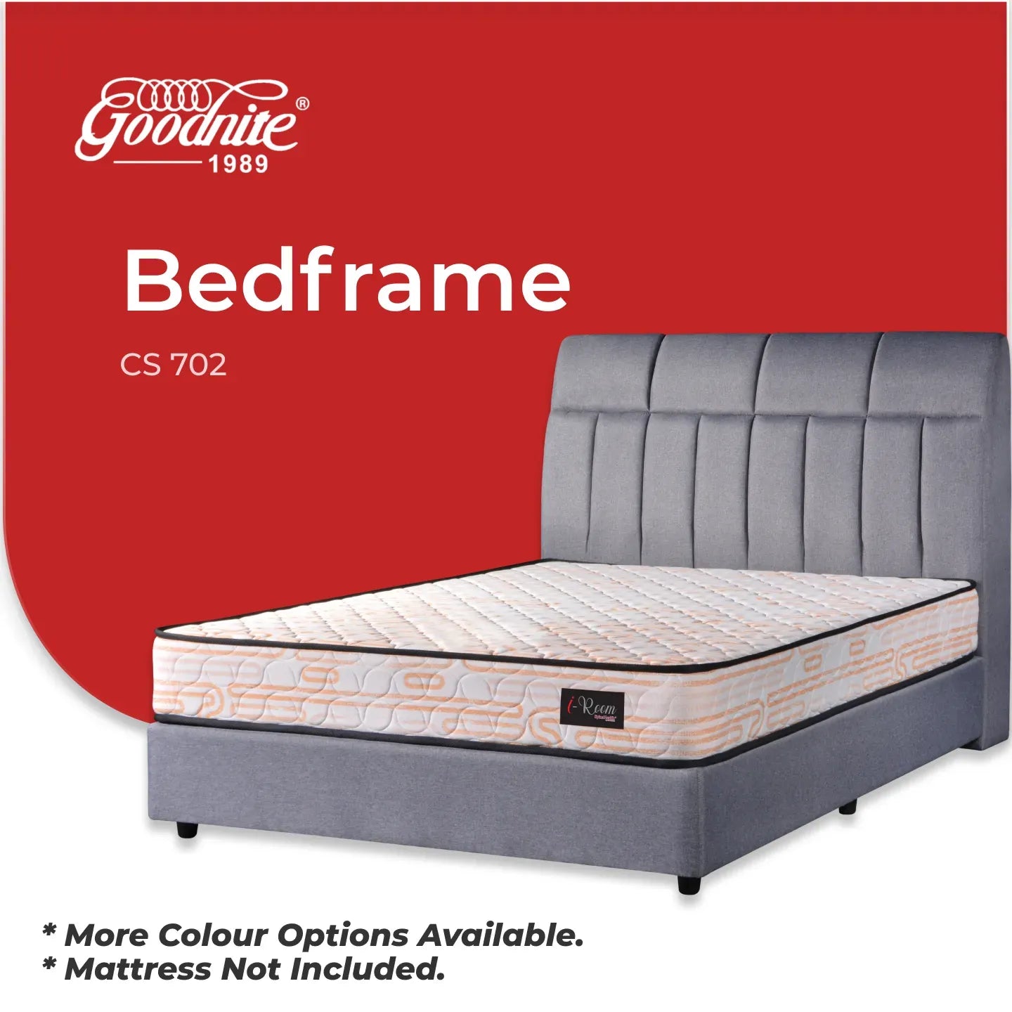 Goodnite CS702 Bedframe (Single/ Super Single/ Queen/ King)