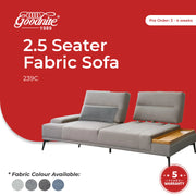 Goodnite 2.5 Seater Fabric Sofa (239C)