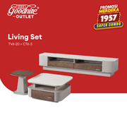 Goodnite Living Set (TV6-20+CT6-3), TV Cabinet + Coffee Table Set