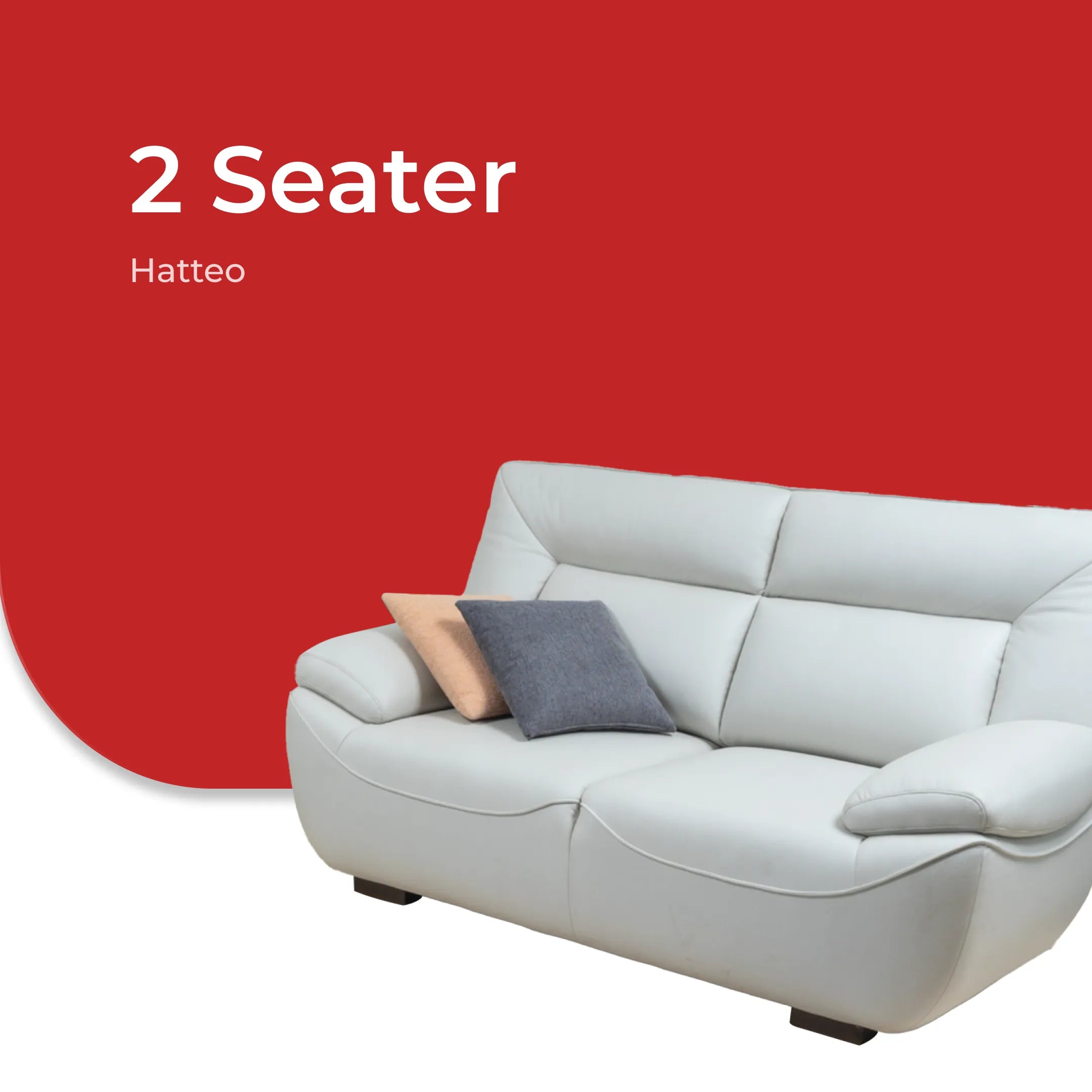 Goodnite Fabric Sofa (Hatteo), 1 Seater/ 2 Seater/ 3 Seater/ 5 Years Warranty