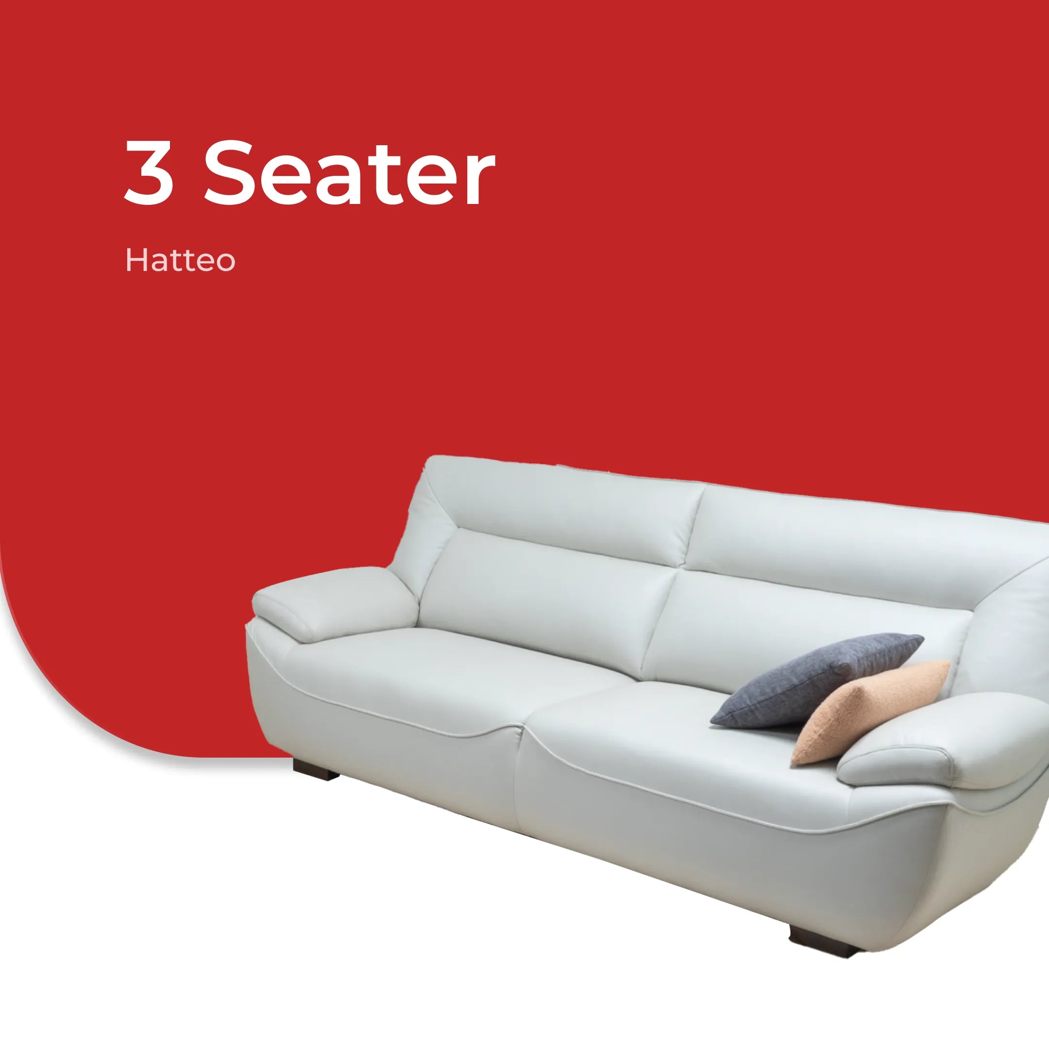 Goodnite Fabric Sofa (Hatteo), 1 Seater/ 2 Seater/ 3 Seater/ 5 Years Warranty