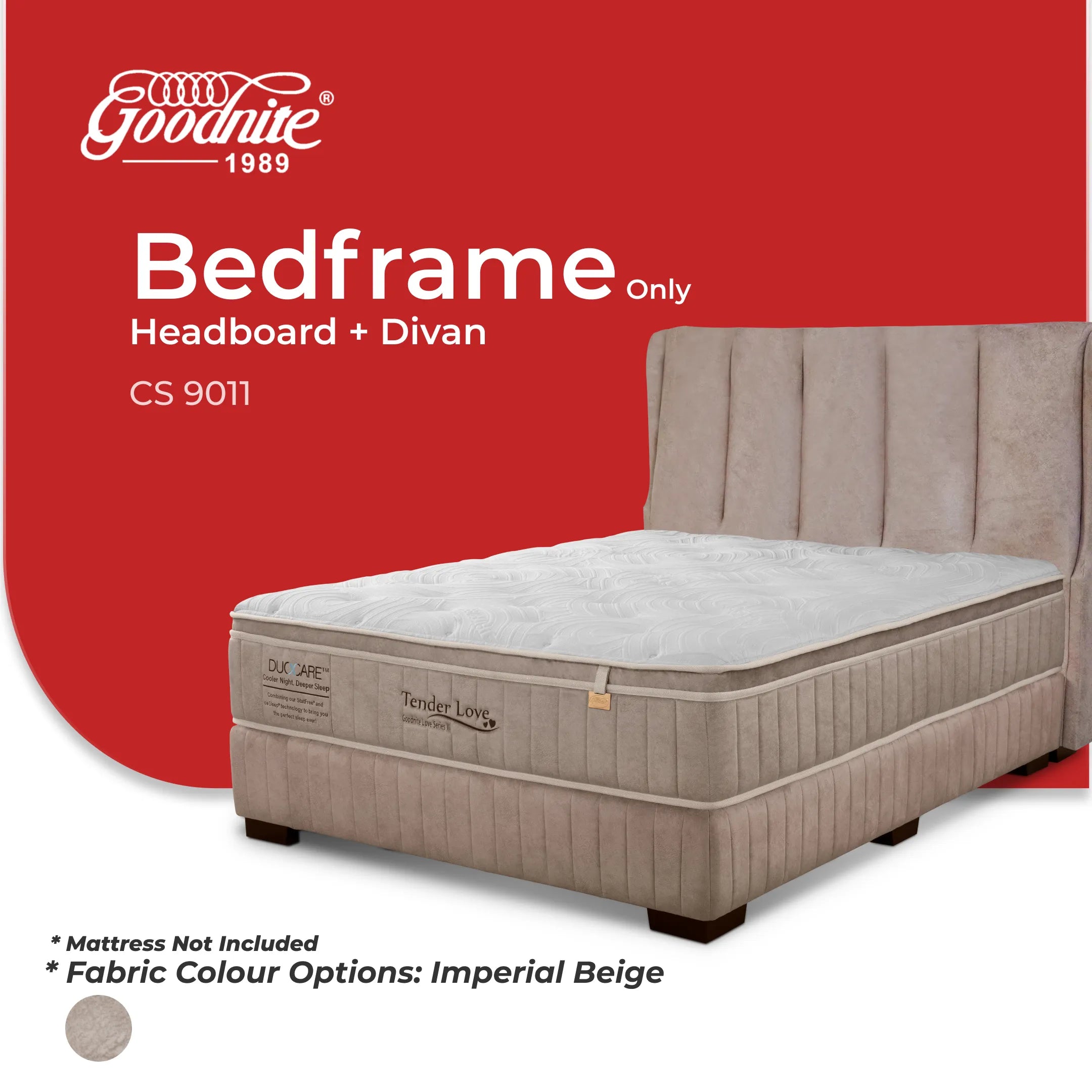Goodnite CS9011 Bedframe (Queen/King)