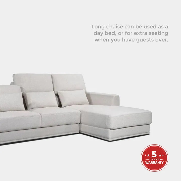 Goodnite Fabric Sofa (AM903630"), L-Shape/ 1 Seater/ 2 Seater/ 3 Seater/ 5 Years Warranty