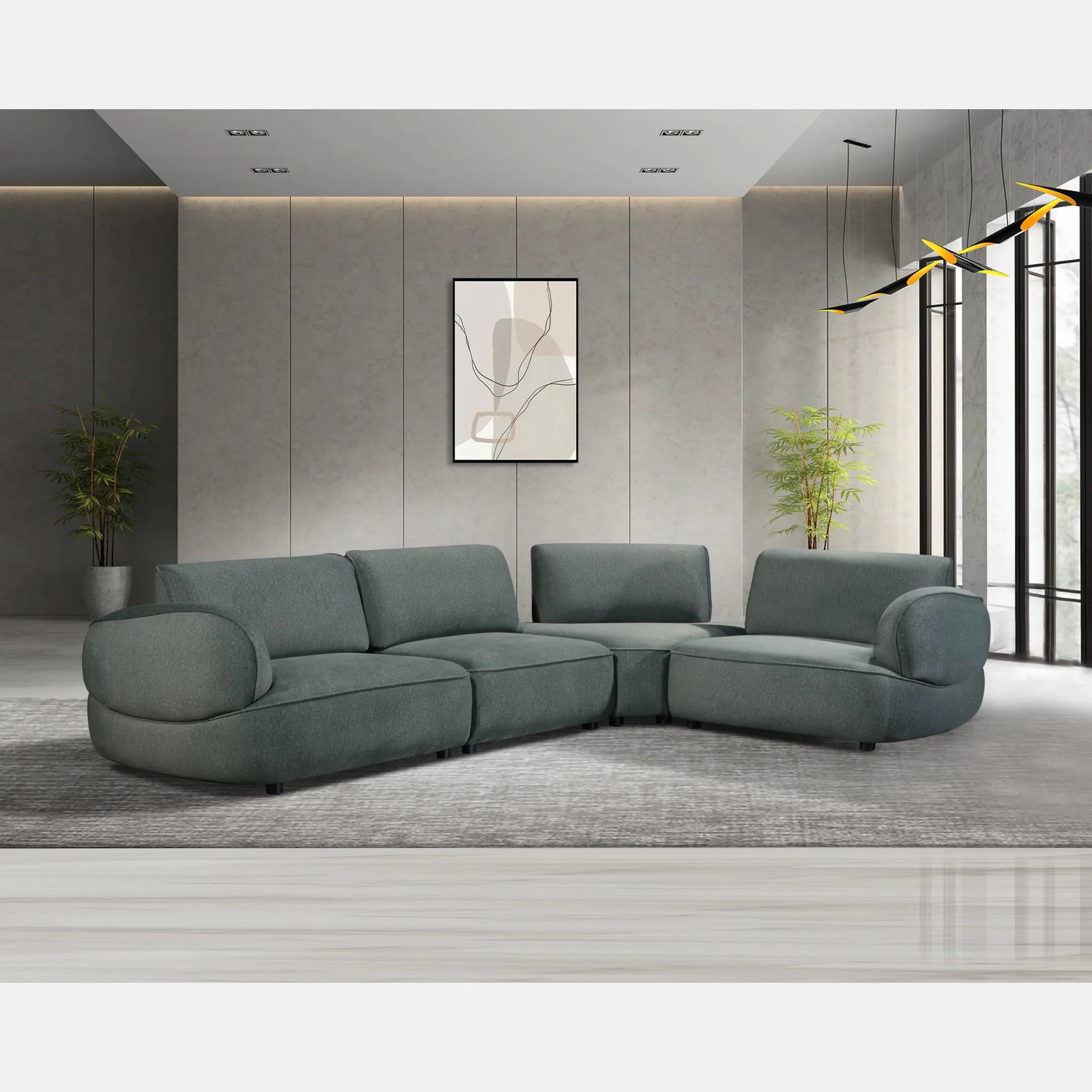 Goodnite Fabric Sofa (ML3775), L-Shape/ 1 Seater/ 2 Seater/ 3 Seater/ 5 Years Warranty