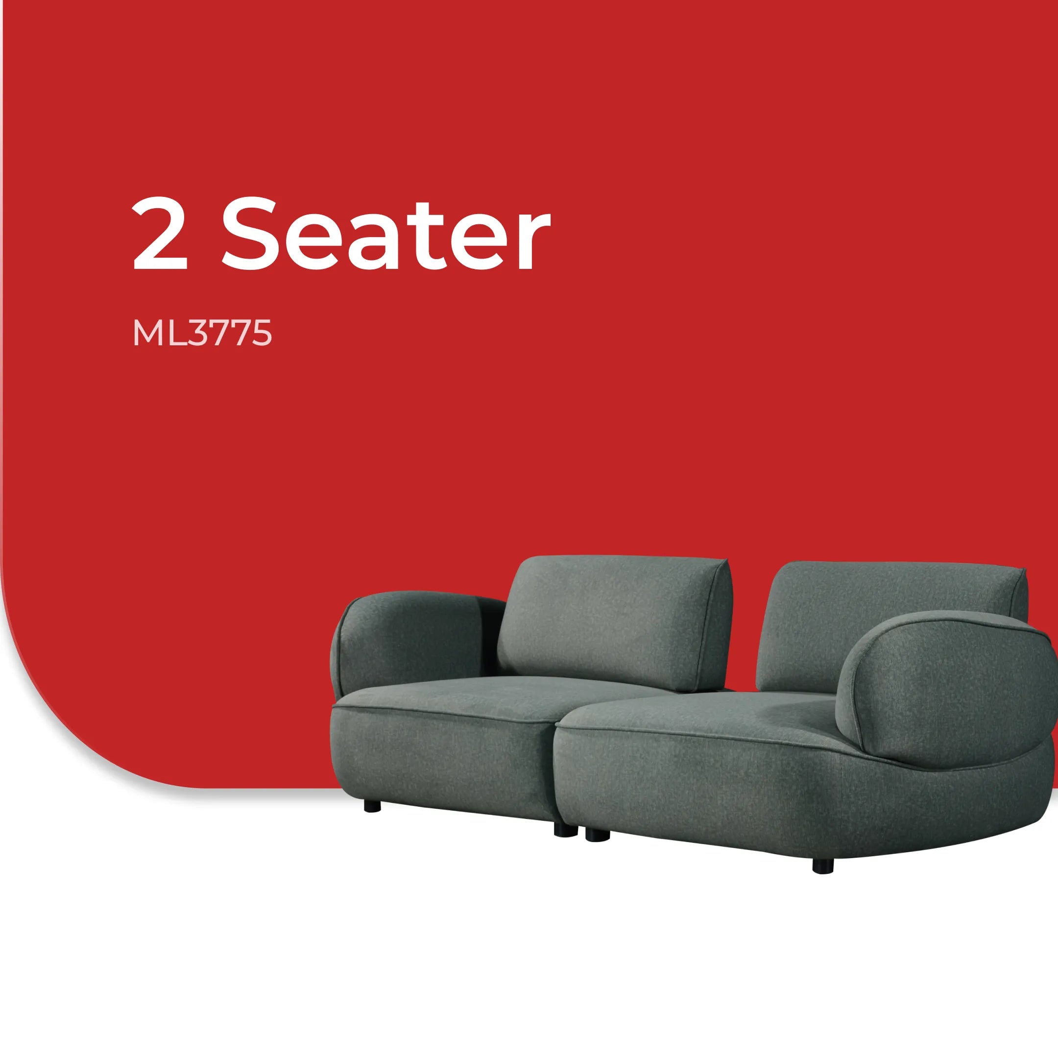 Goodnite Fabric Sofa (ML3775), L-Shape/ 1 Seater/ 2 Seater/ 3 Seater/ 5 Years Warranty