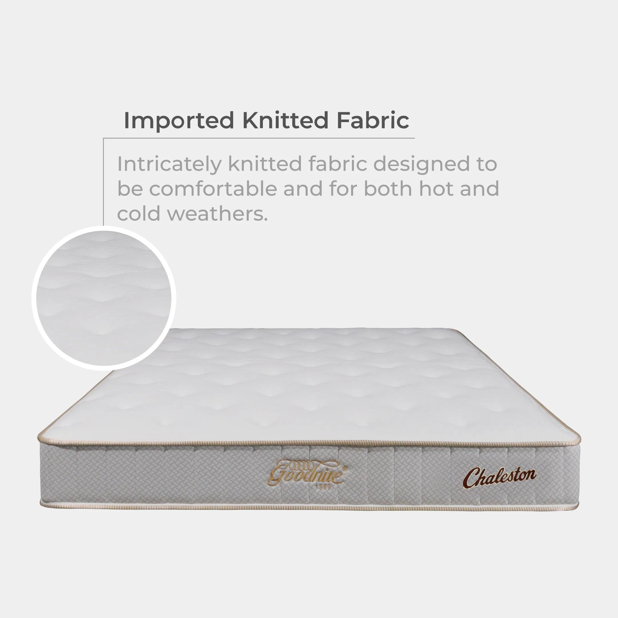 Goodnite Chaleston 6 Turn Posture Spring Mattress (9 Inch) with Single/ Super Single/ Queen/ King