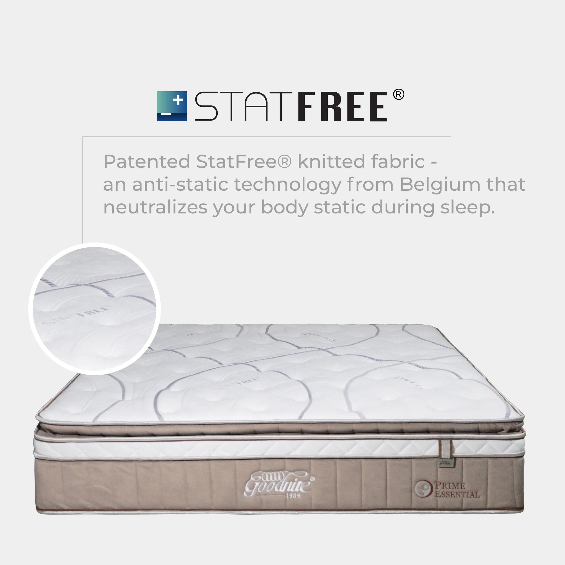 Goodnite Prime Essential Mattress 5 Zone Pocket Spring Mattress (12 Inch) with Single/ Super Single/ Queen/ King