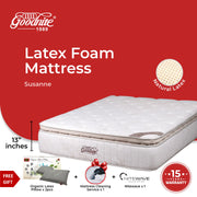 Goodnite Susanne Natural Latex Foam Mattress (13 Inch) with Single/ Super Single/ Queen/ King
