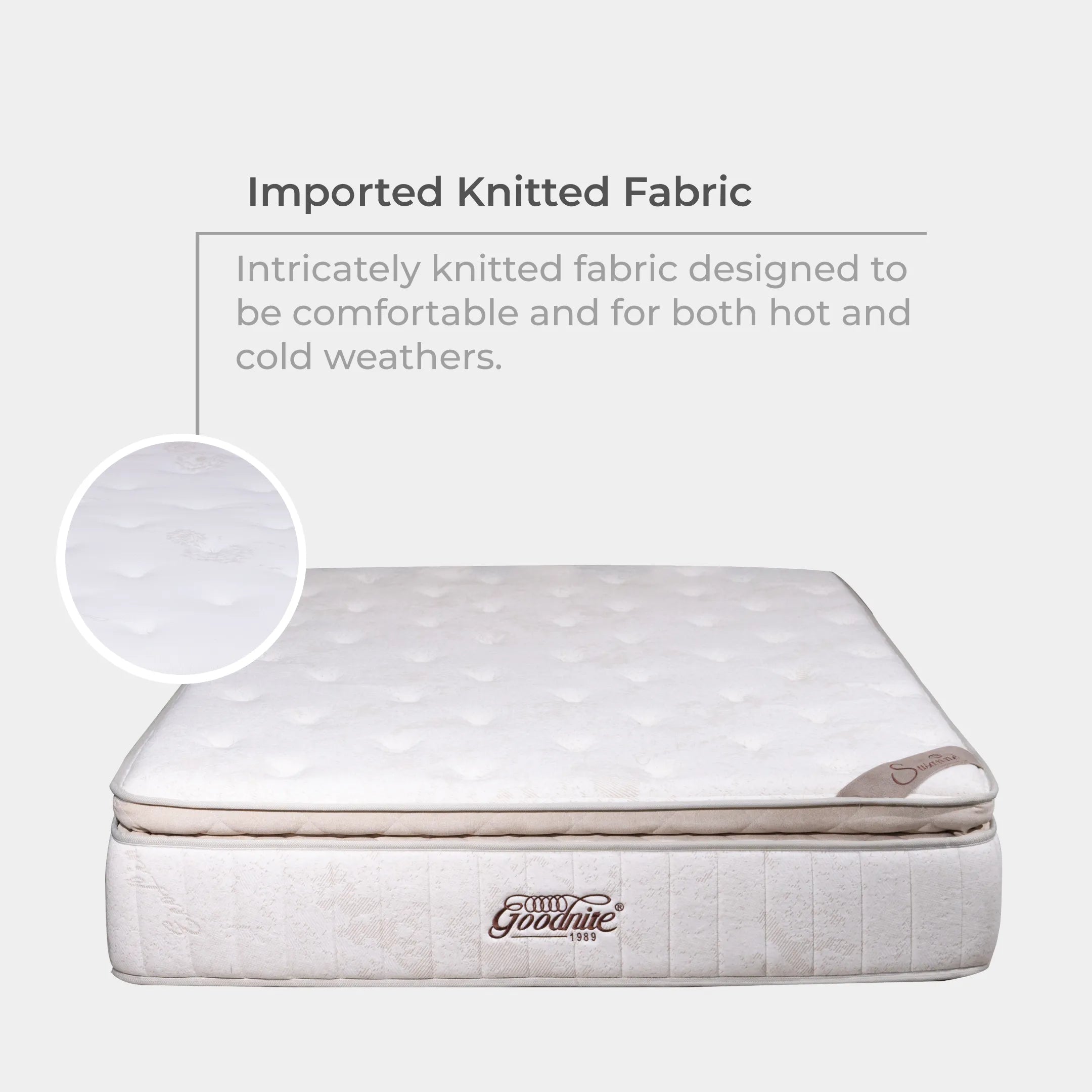 Goodnite Susanne Natural Latex Foam Mattress (13 Inch) with Single/ Super Single/ Queen/ King