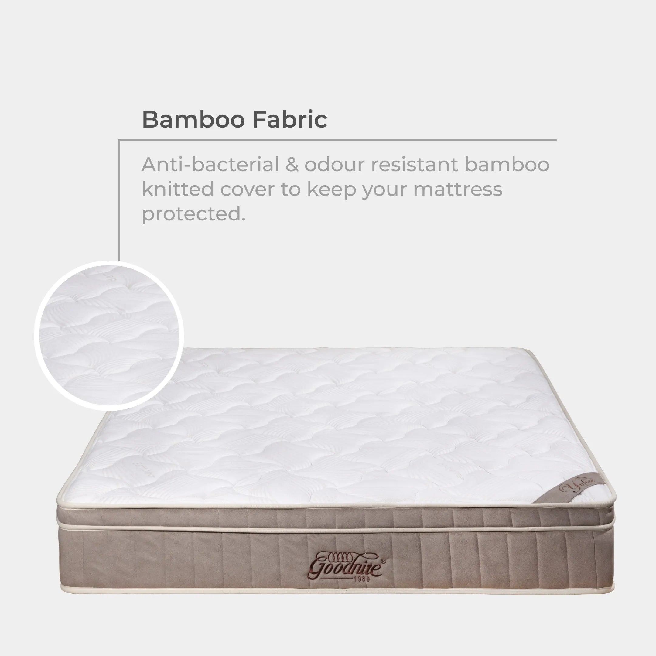 Goodnite Yukee Eco Latex Foam Mattress (10 Inch) with Single/ Super Single/ Queen/ King