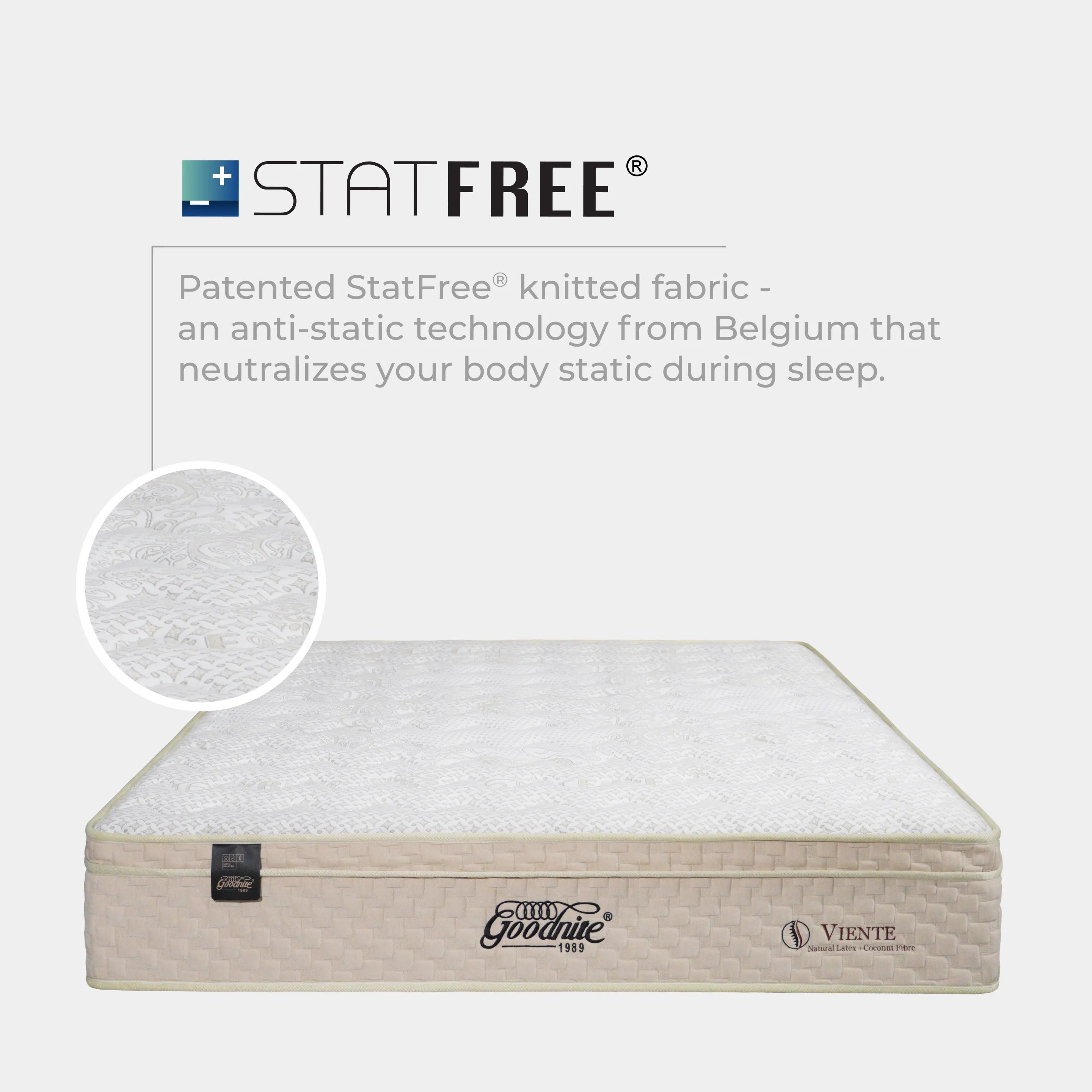 Goodnite Viente Coconut Fibre Mattress (10 Inch) with Single/ Super Single/ Queen/ King