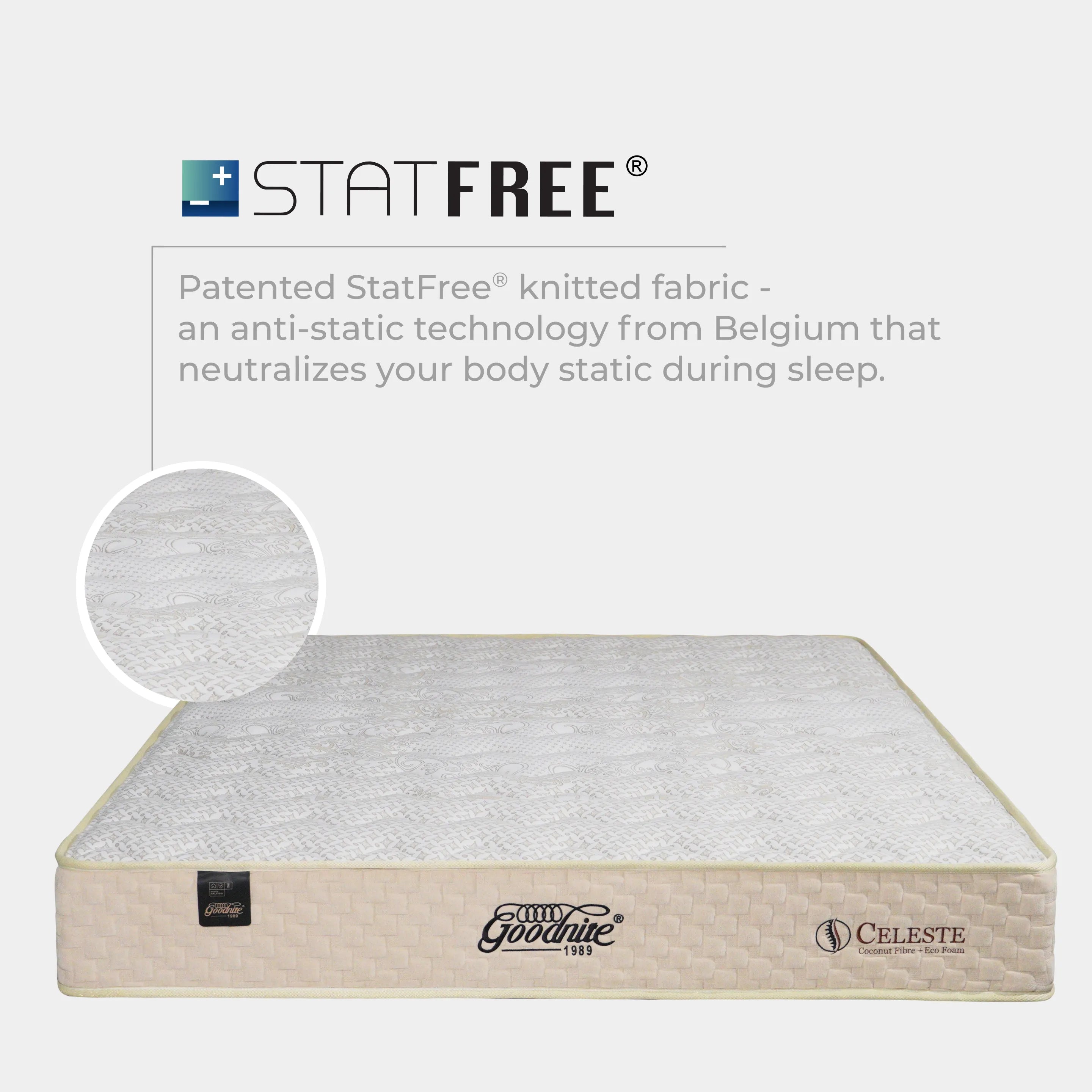 Goodnite Celeste Coconut Fibre Mattress (8 Inch) with Single/ Super Single/ Queen/ King