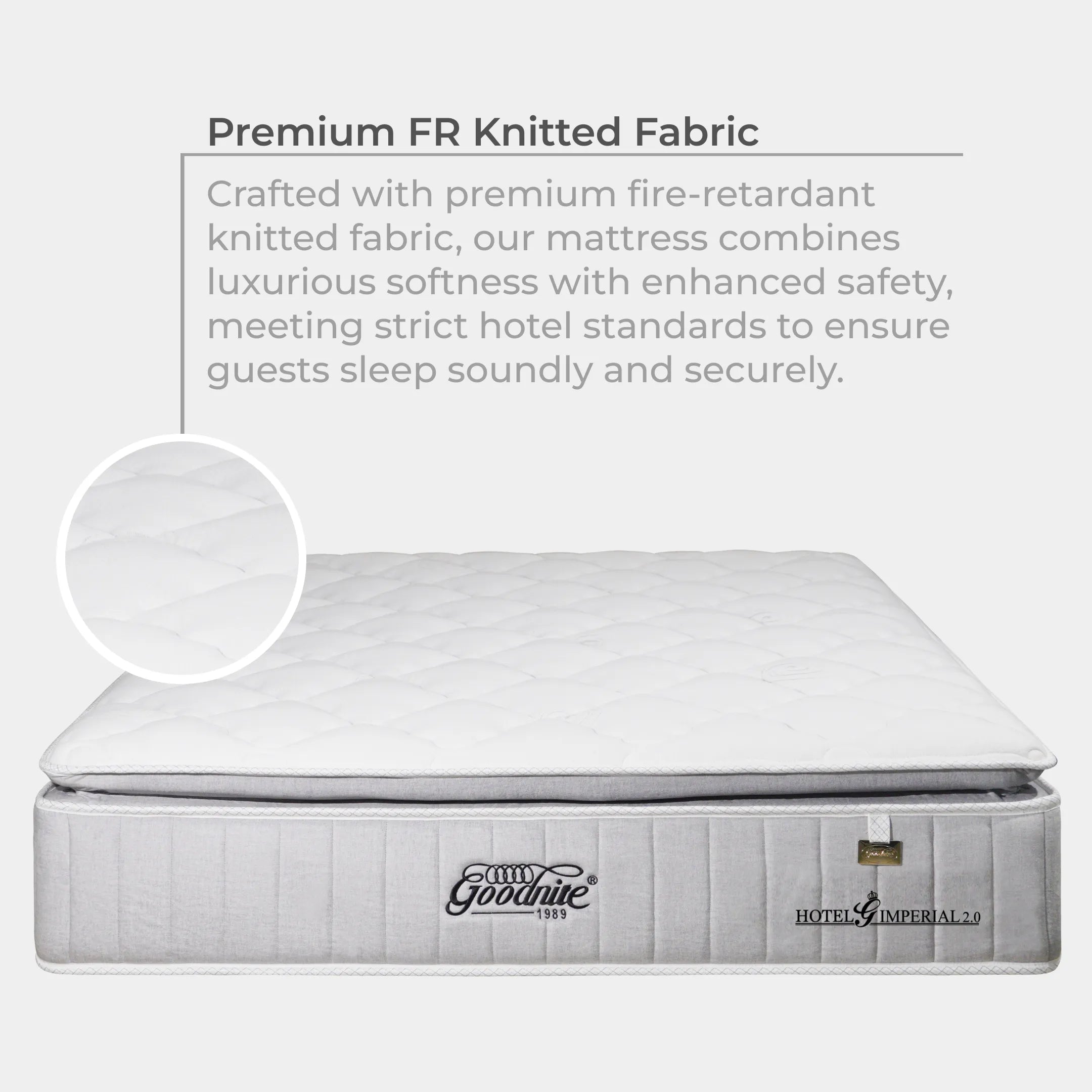 Goodnite Hotel Imperial 2.0 5 Zone Pocket Spring Mattress (14 Inch) with Single/ Super Single/ Queen/ King