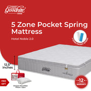 Goodnite Hotel Noble 2.0 5 Zone Pocket Spring Mattress (12.5 Inch) with Single/ Super Single/ Queen/ King