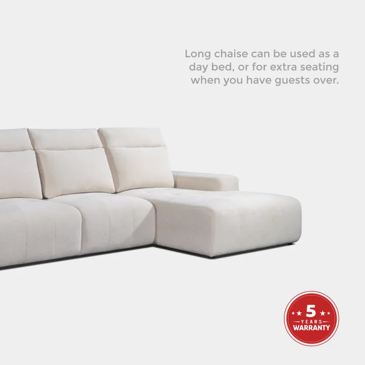 Goodnite Fabric L-Shape (AM9038), 1 Seater/ 2 Seater/ 3 Seater/ L-Shape Sofa / 5 Years Warranty