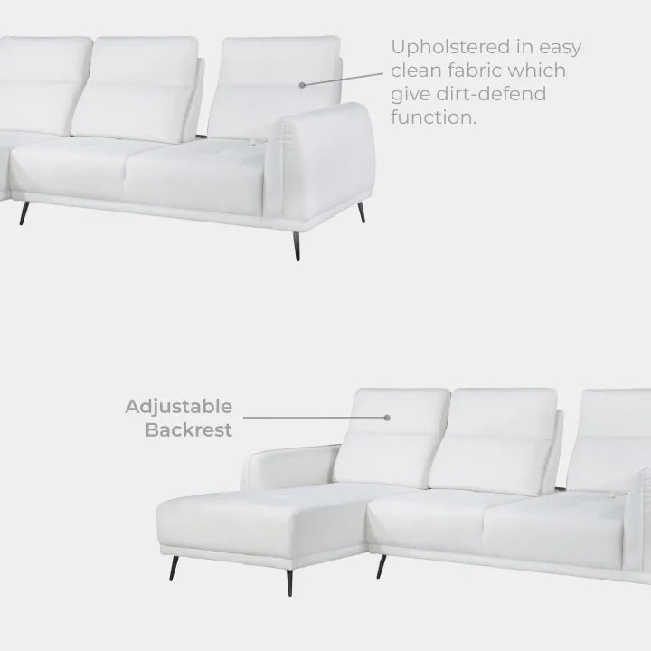 Goodnite Fabric L-Shape (DSL8029), 5 Years Warranty