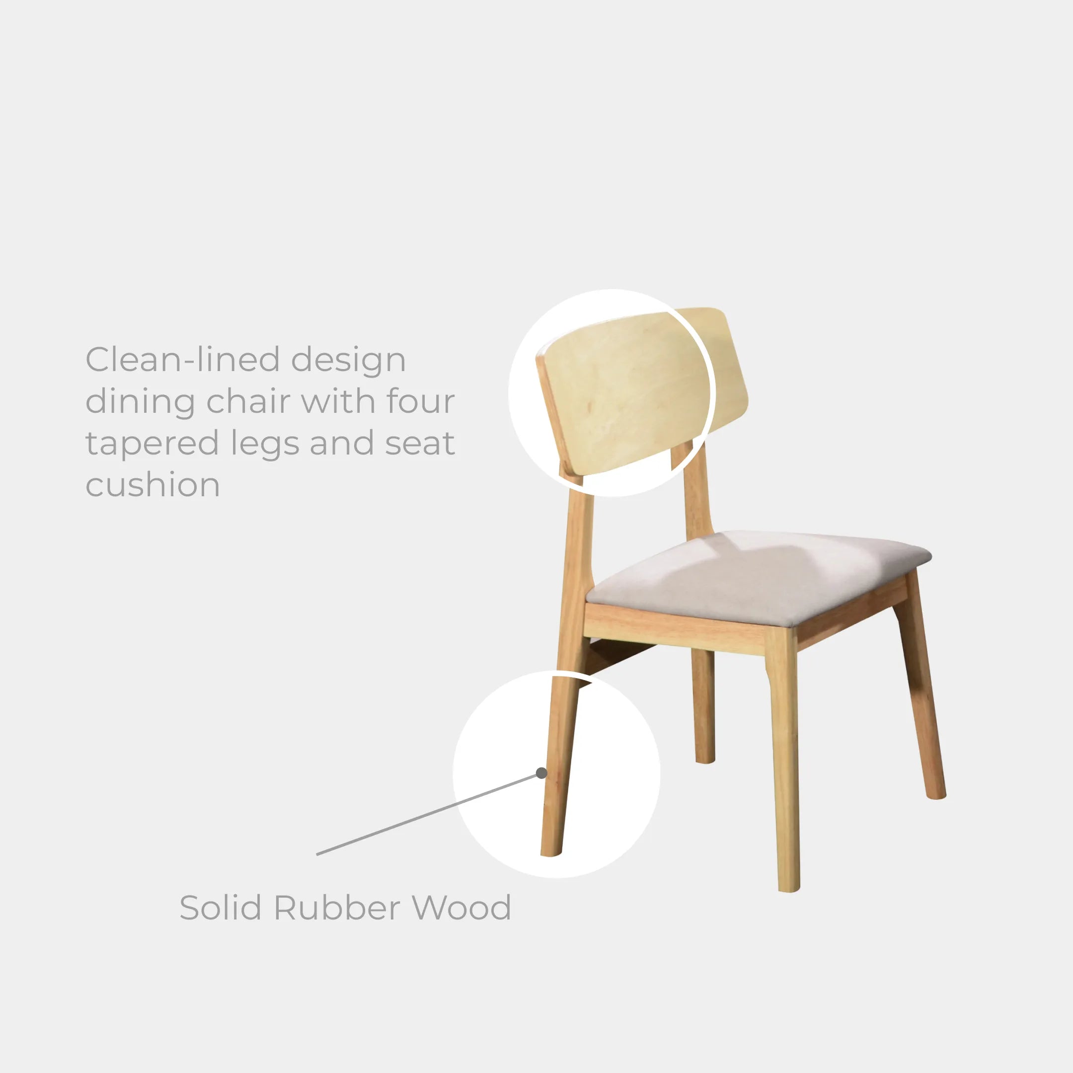 Goodnite (1+4+Bench) Ceramic Dining Set, Ceramic Top, Solid Rubber Wood