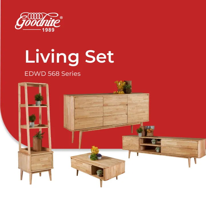 Goodnite  6.5' Solid Wood TV Cabinet/ Coffee Table/ Display Cabinet/ Side Board