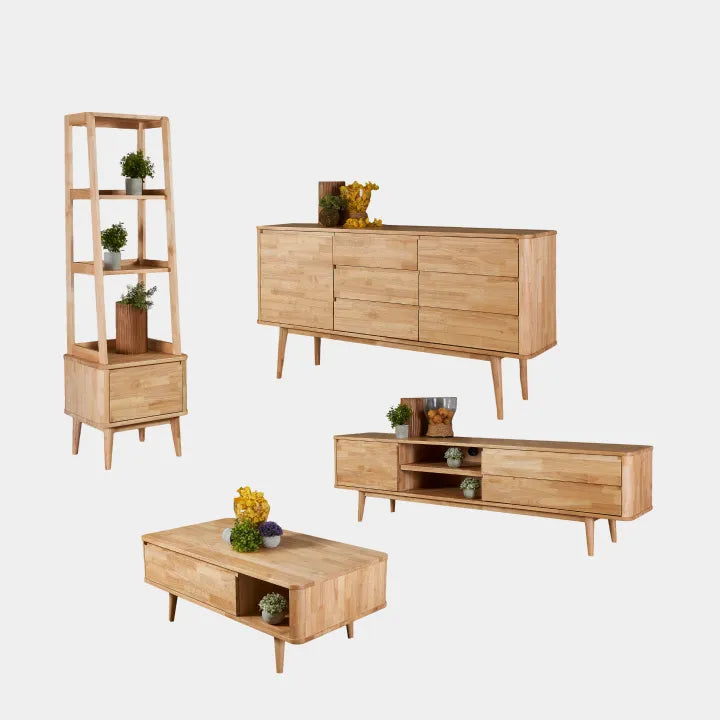 Goodnite  6.5' Solid Wood TV Cabinet/ Coffee Table/ Display Cabinet/ Side Board