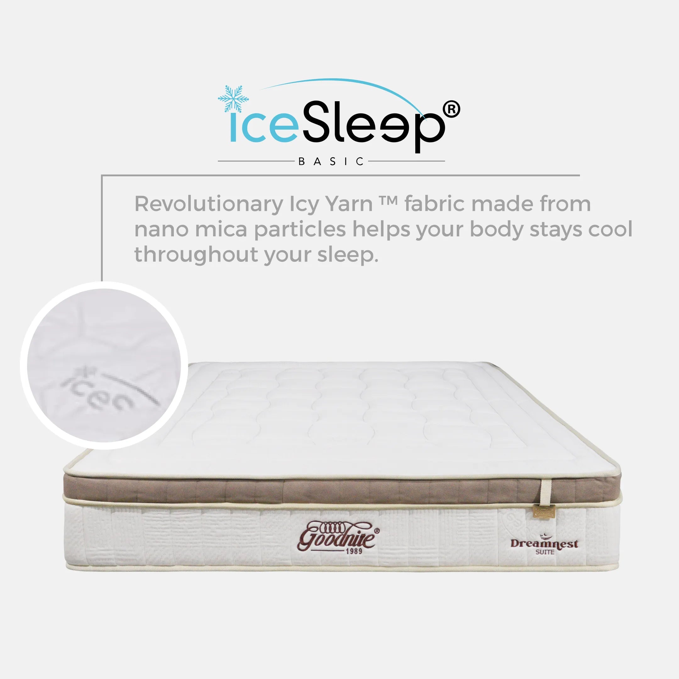 Goodnite Dreamnest Suite 5 Zone Pocket Spring Mattress (10 Inch) with Single/ Super Single/ Queen/ King