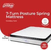 Goodnite Goodjoy Care 7 Turn Posture Spring Mattress (11 Inch) with Single/ Super Single/ Queen/ King