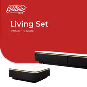 Goodnite Tech Stone Top TV Cabinet with Ceramic + Coffee Table (TV2508+CT2508)
