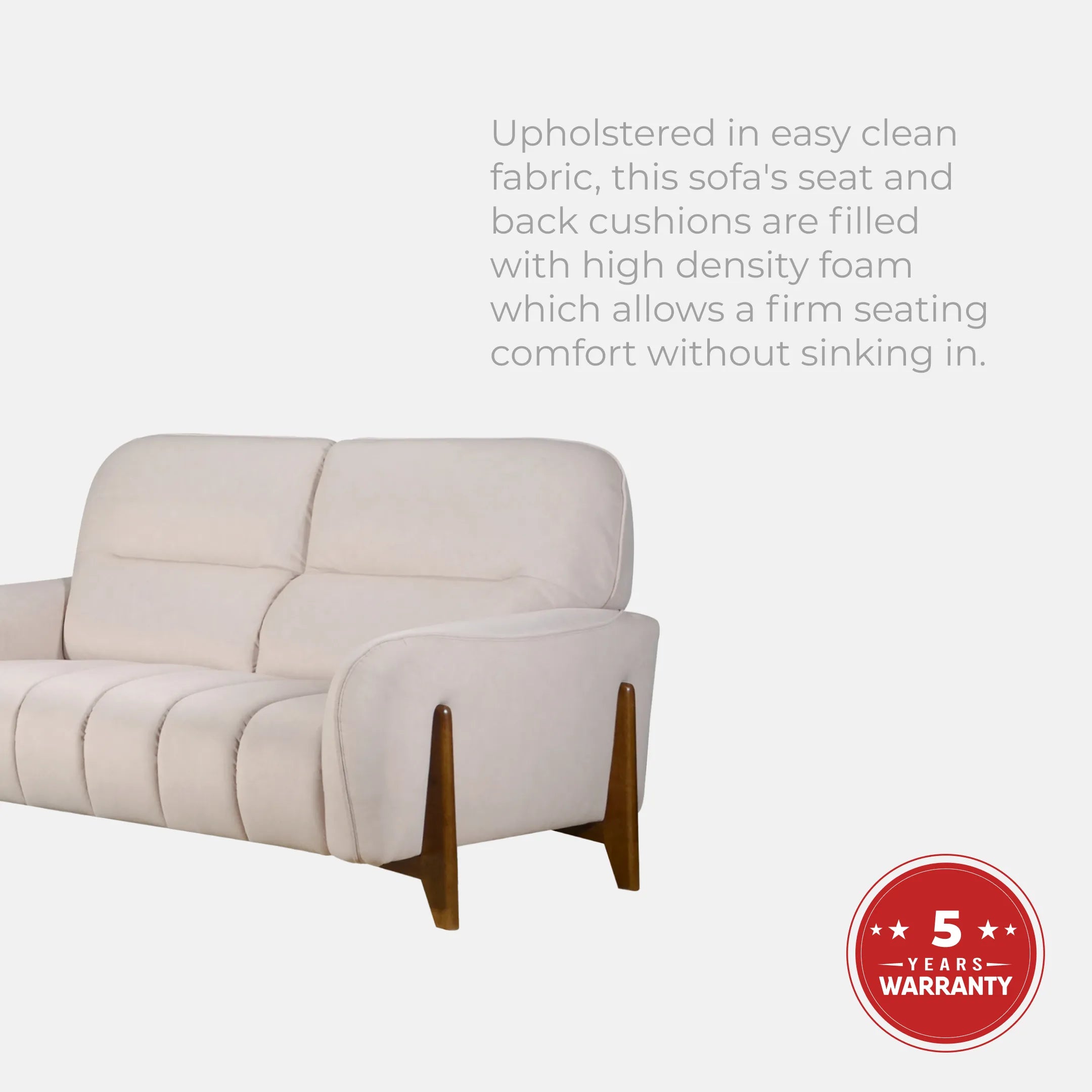 Goodnite Fabric Sofa (IN 603), 1 Seater/ 2 Seater/ 3 Seater/ 2+3 Seater/ 5 Years Warranty