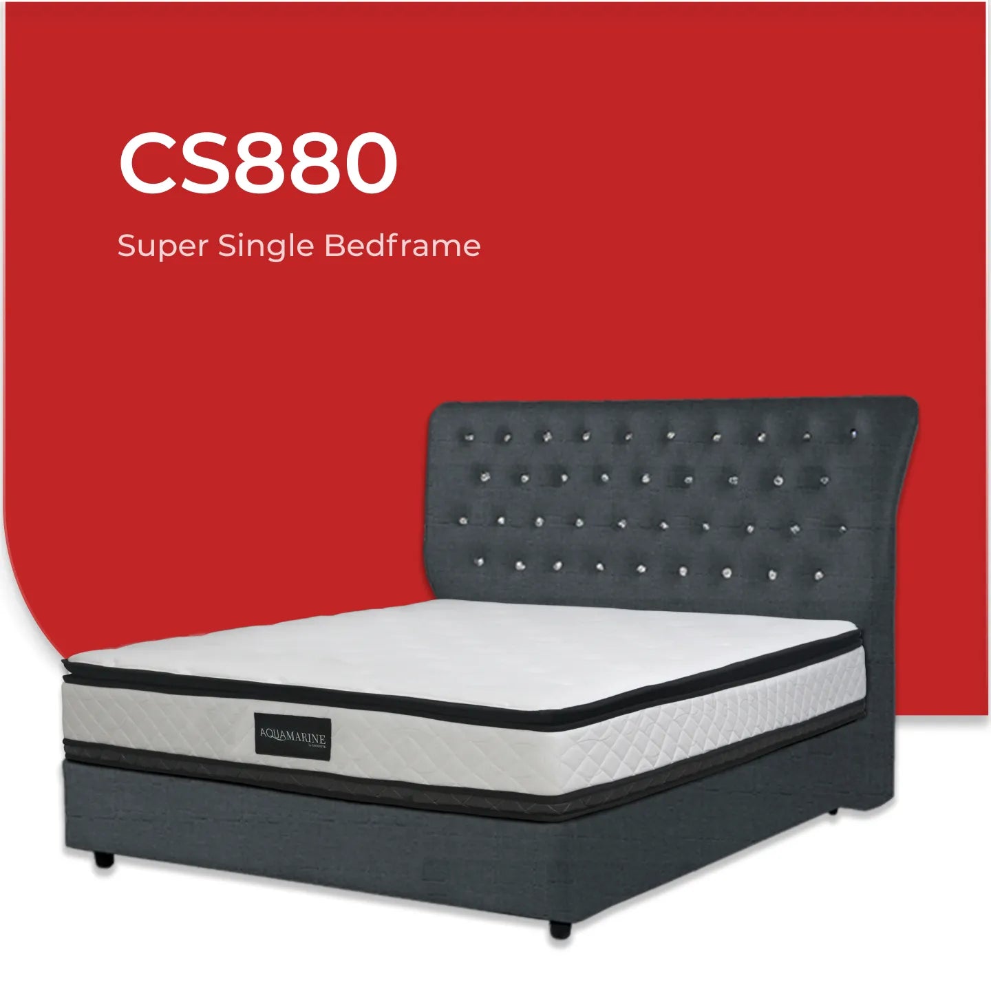 Goodnite CS880 Bedframe (Single/ Super Single/ Queen/ King)