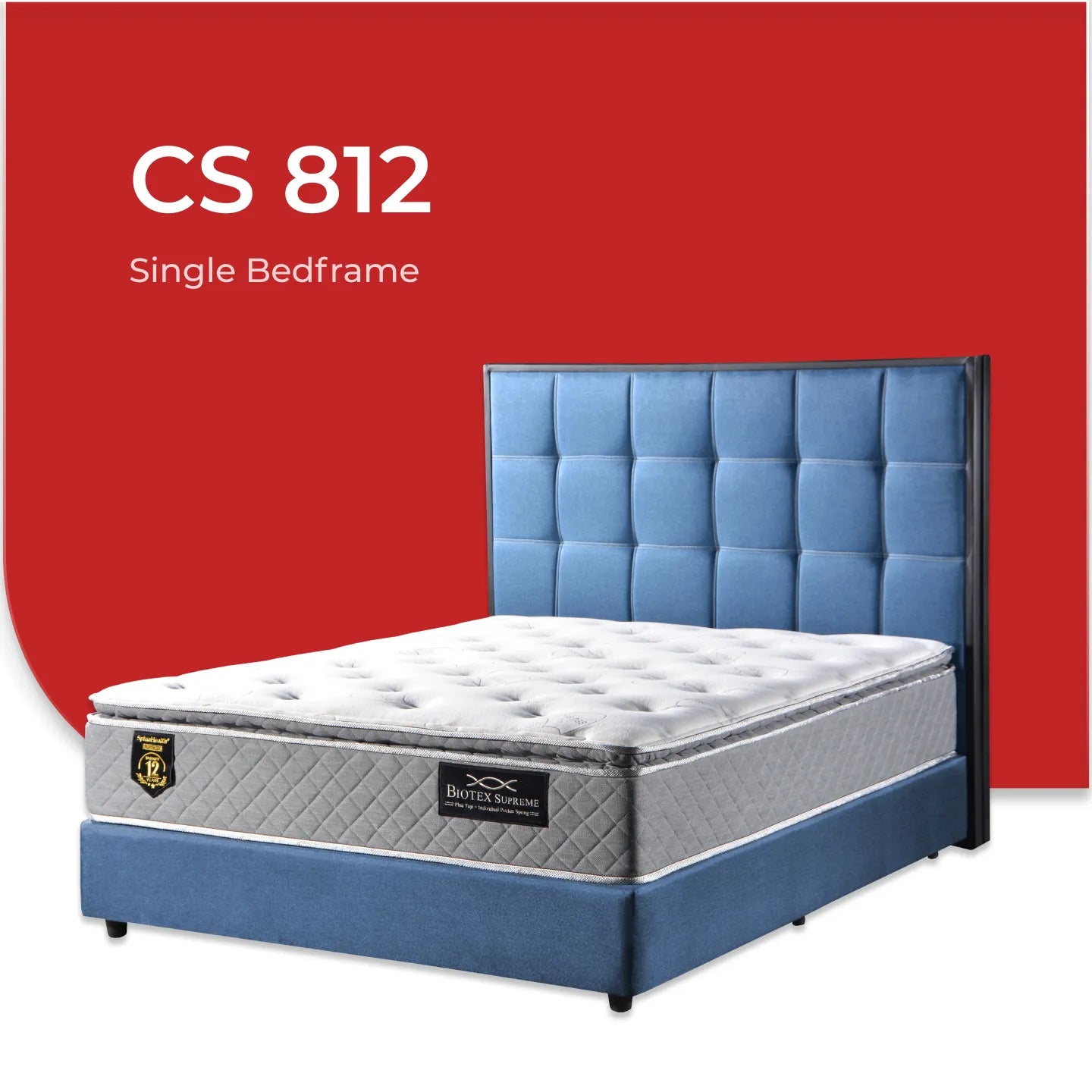 Goodnite CS812 Bedframe (Single/ Super Single/ Queen/ King)